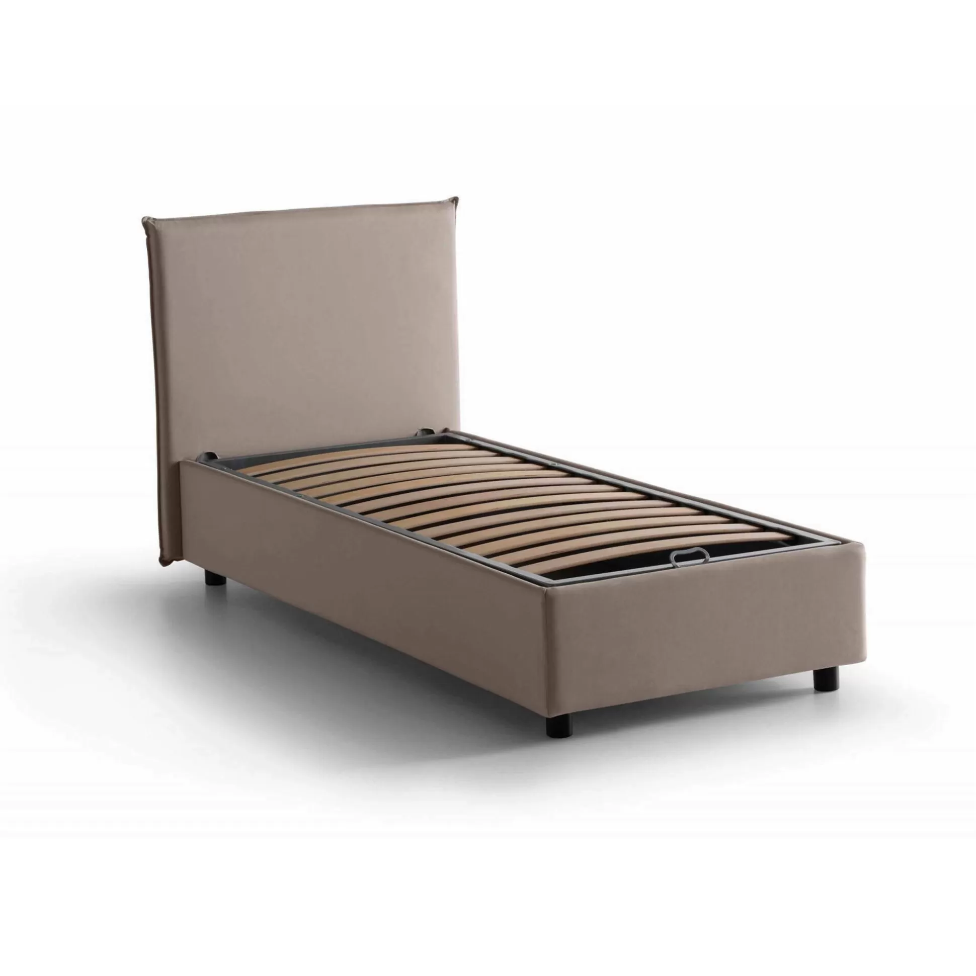 Dmora Letti Singoli<Letto singolo Acuila, adatto per materasso Cm 80x190,