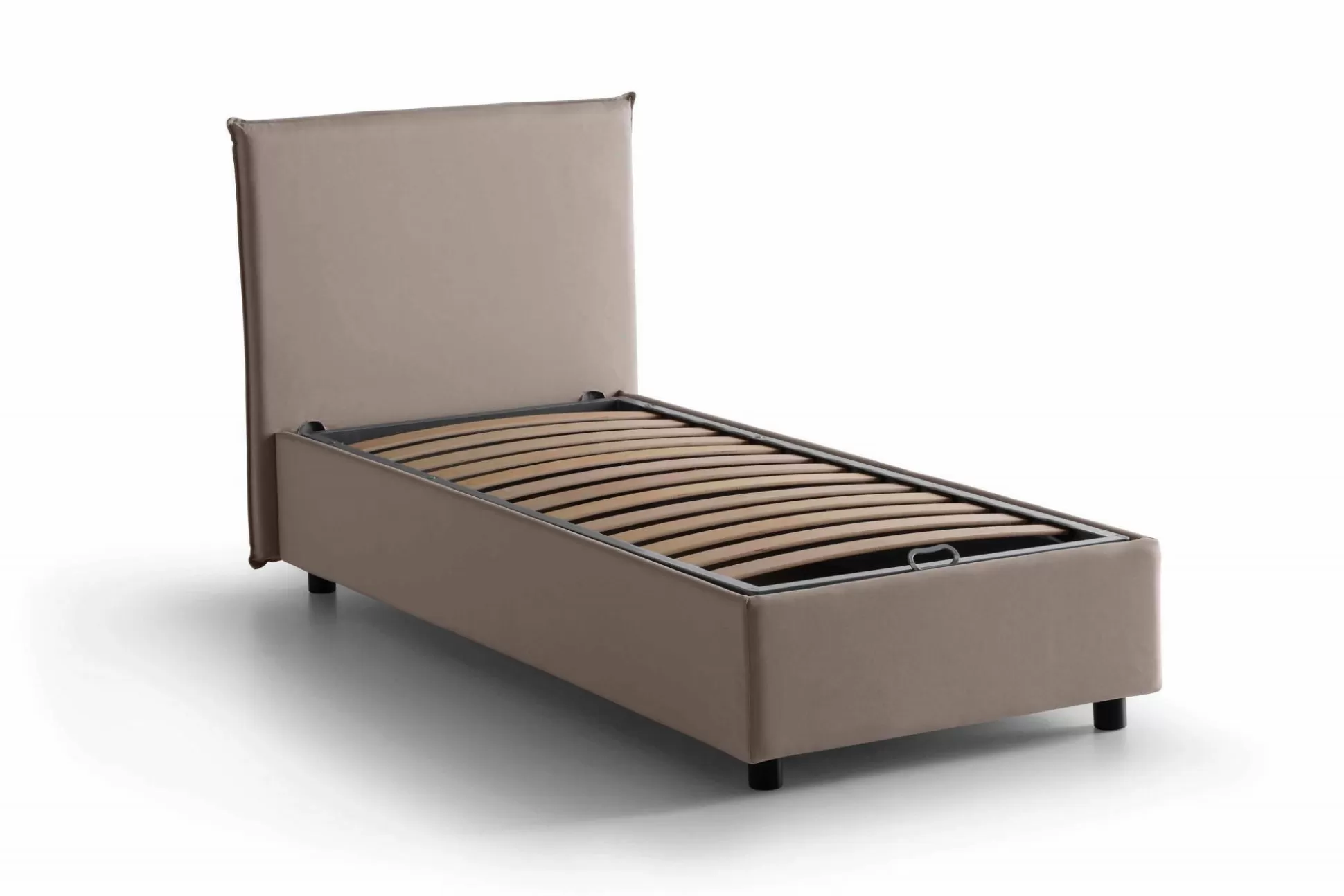 Dmora Letti Singoli<Letto singolo Acuila, adatto per materasso Cm 80x190,