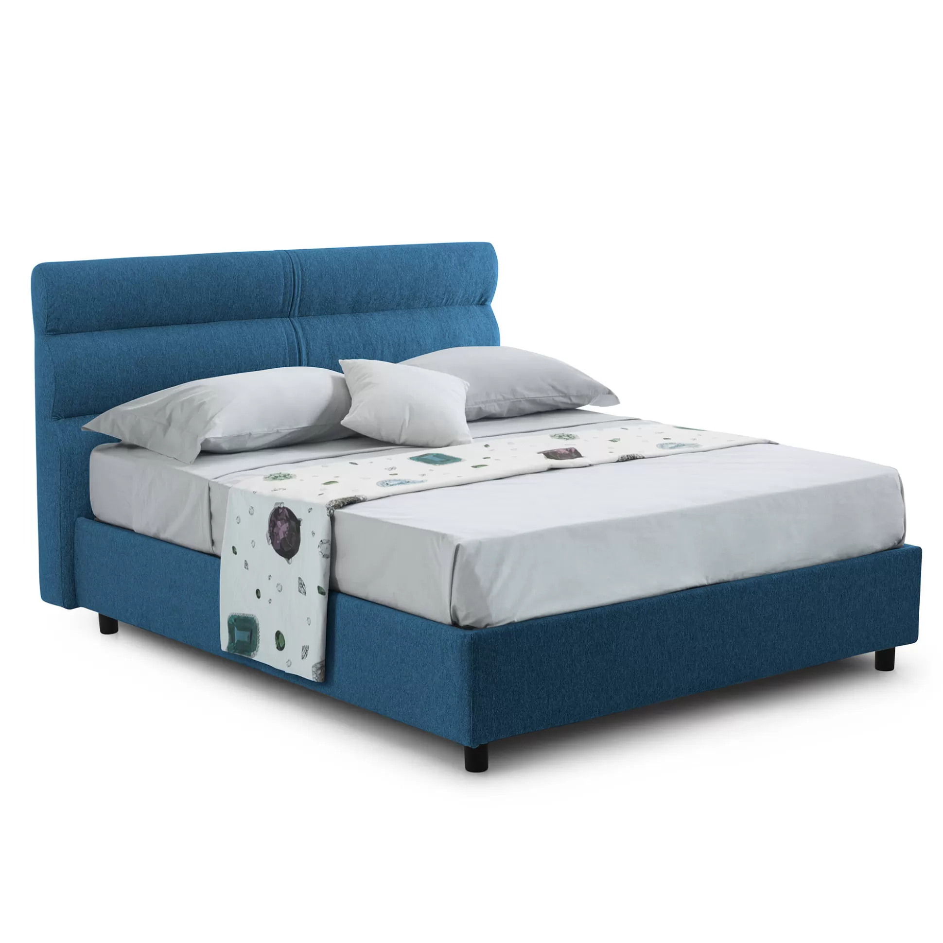 Dmora Letti Singoli<Letto singolo Adalpina, Con materasso Cm 80x200 incluso,