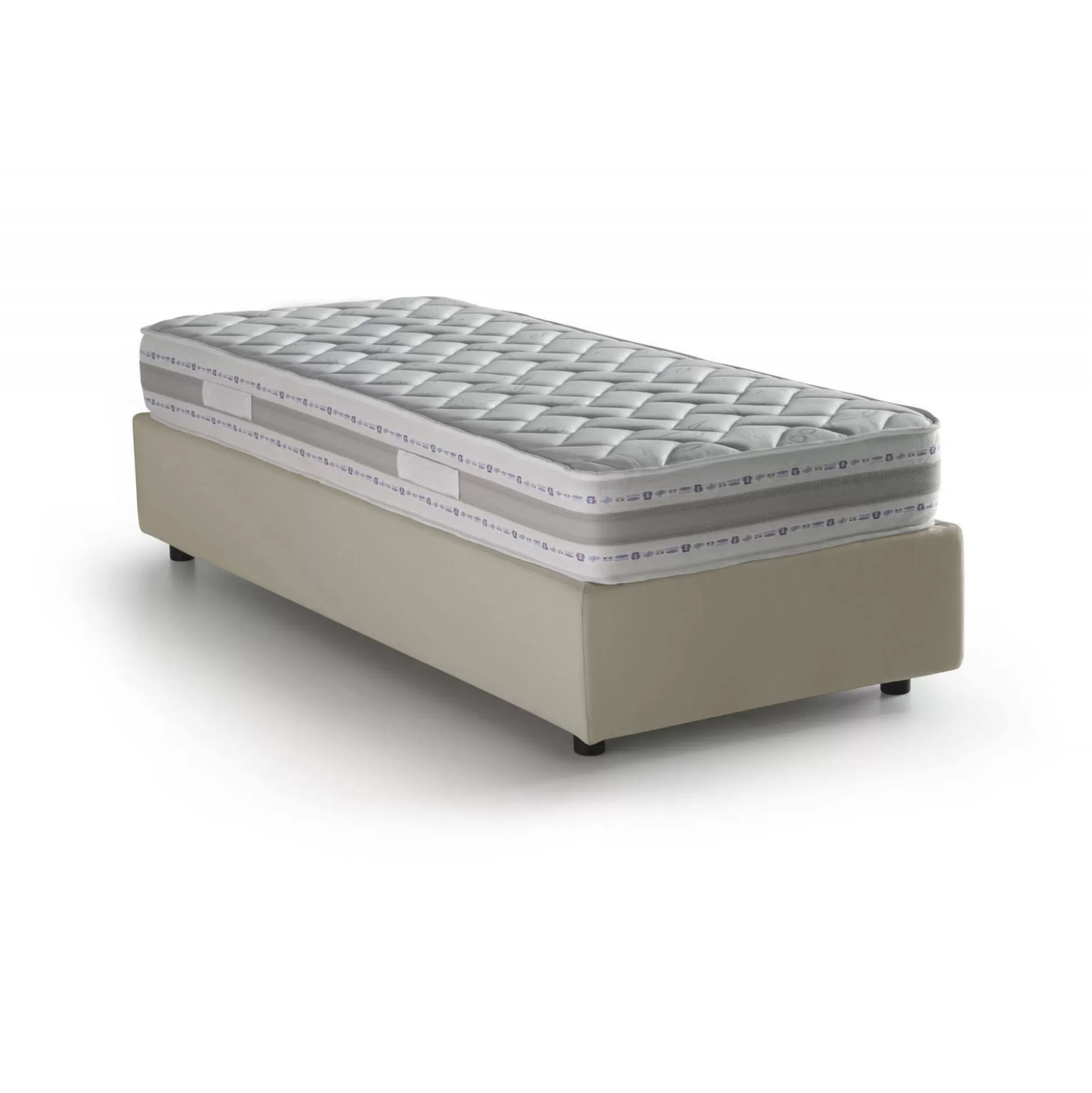 Dmora Letti Singoli<Letto singolo Addison, con materasso Cm 90x190 incluso,