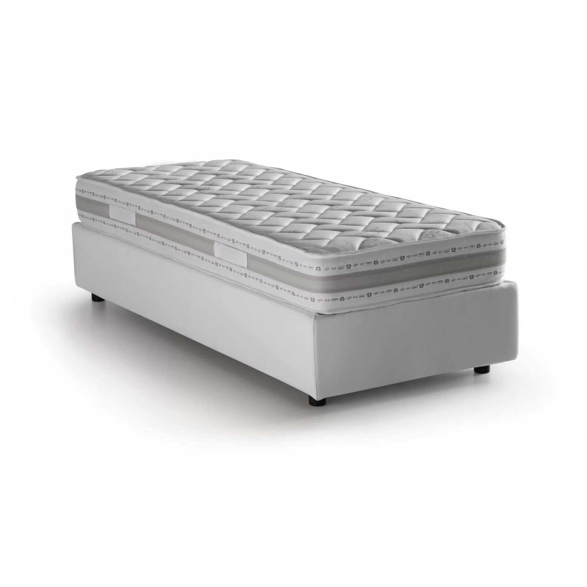 Dmora Letti Singoli<Letto singolo Addison, con materasso Cm 90x190 incluso,