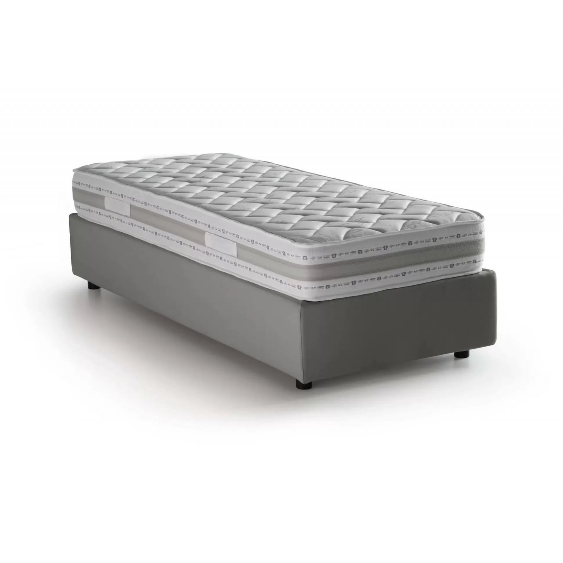 Dmora Letti Singoli<Letto singolo Addison, con materasso Cm 90x190 incluso,