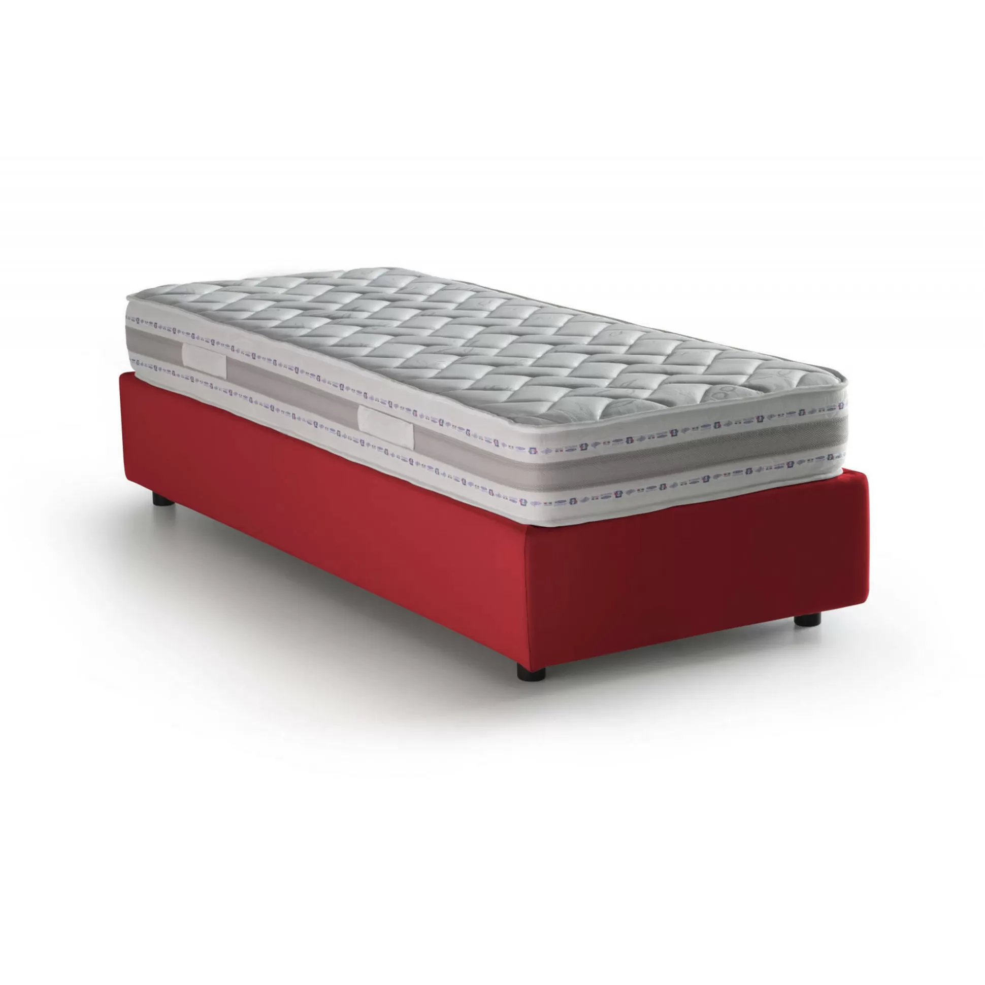 Dmora Letti Singoli<Letto singolo Addison, con materasso Cm 90x190 incluso,