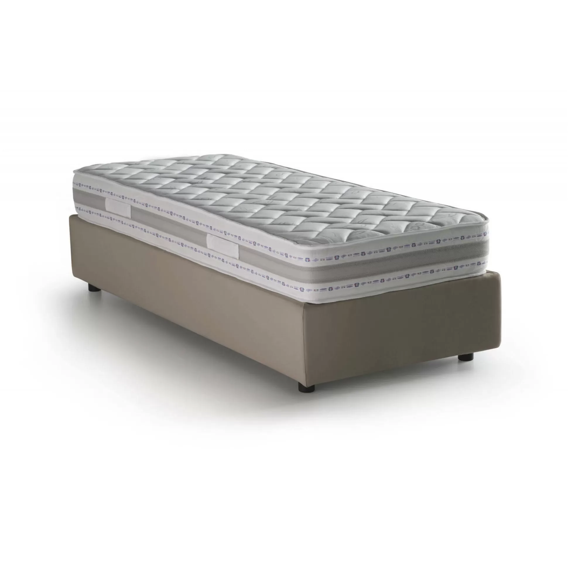 Dmora Letti Singoli<Letto singolo Addison, con materasso Cm 90x190 incluso,