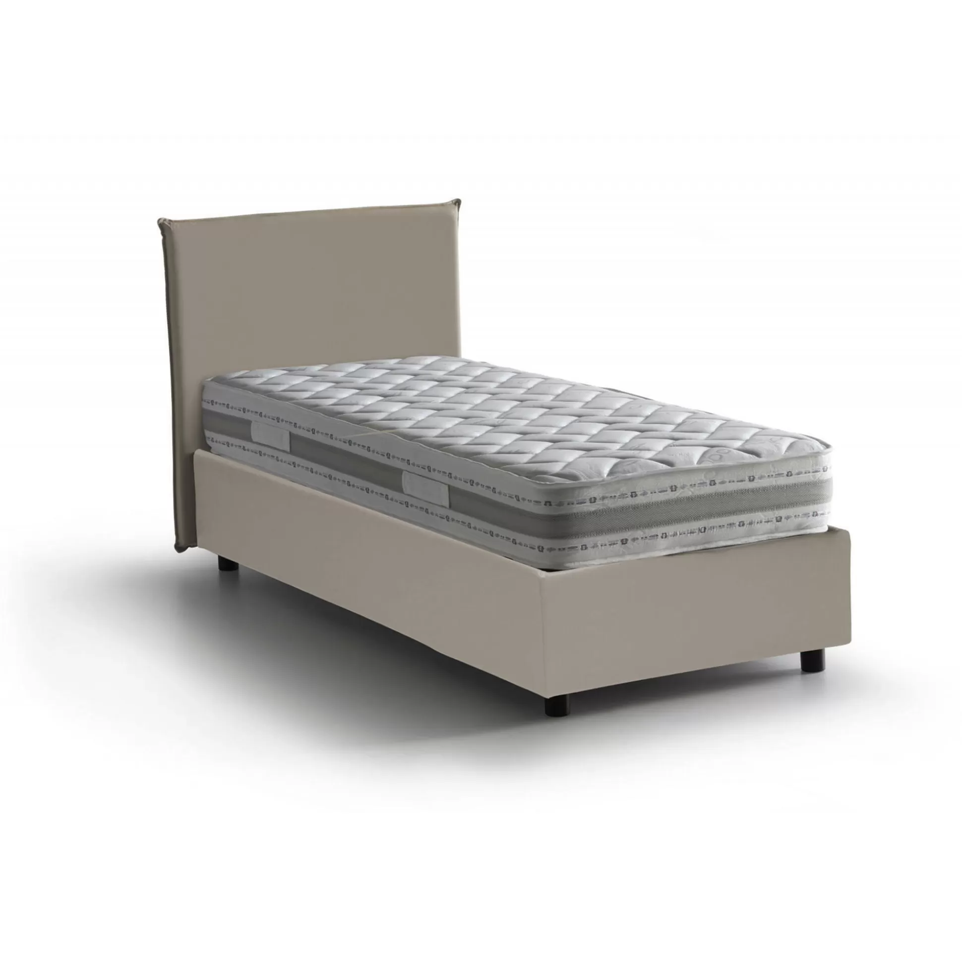 Dmora Letti Singoli<Letto singolo Adrama, con materasso Cm 80x190 incluso,