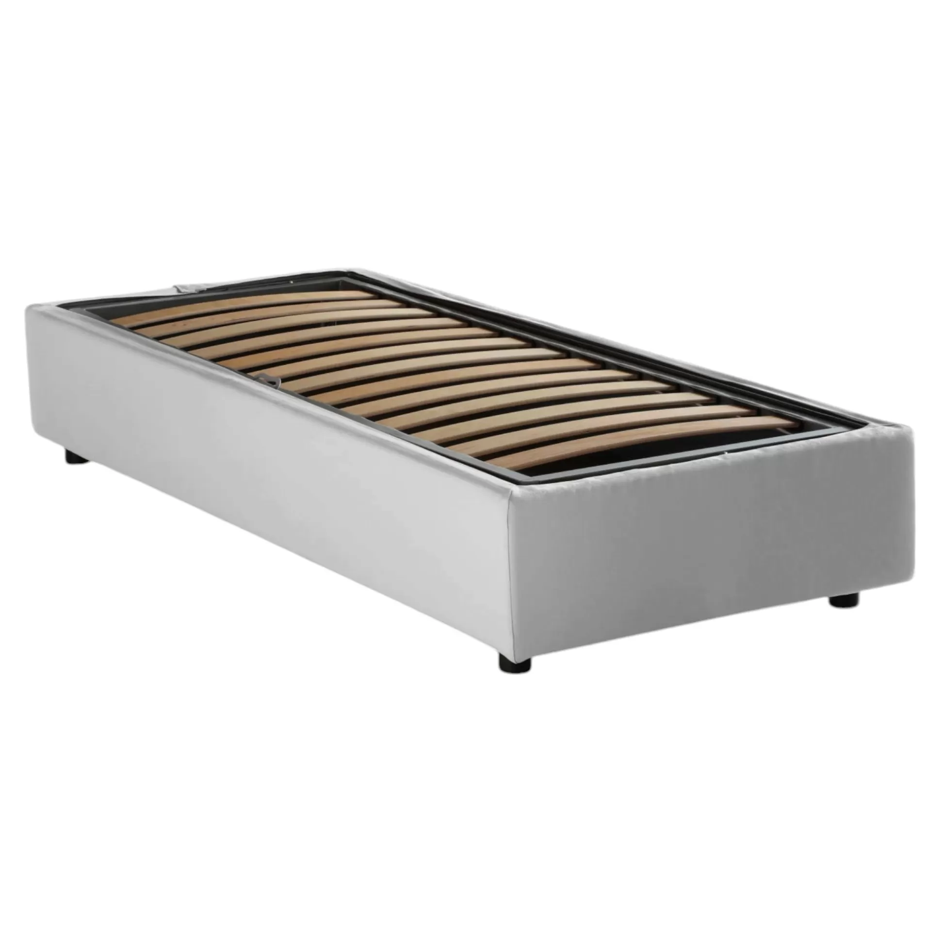 Dmora Letti Singoli<Letto singolo Agenta, con materasso Cm 80x190 incluso,