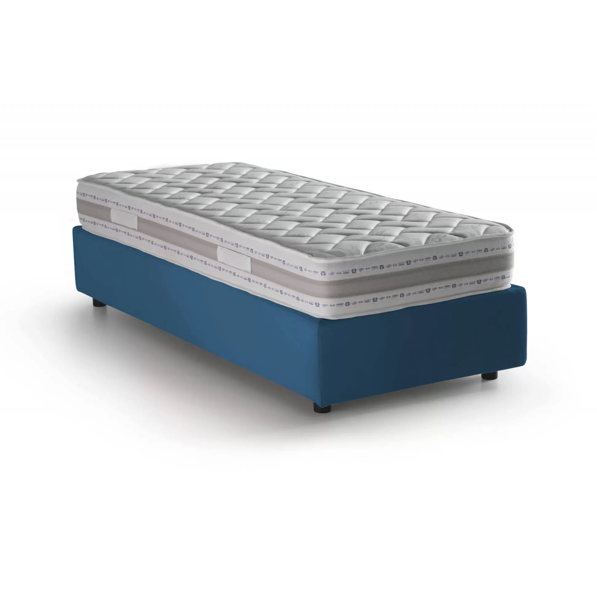 Dmora Letti Singoli<Letto singolo Agenta, con materasso Cm 80x190 incluso,