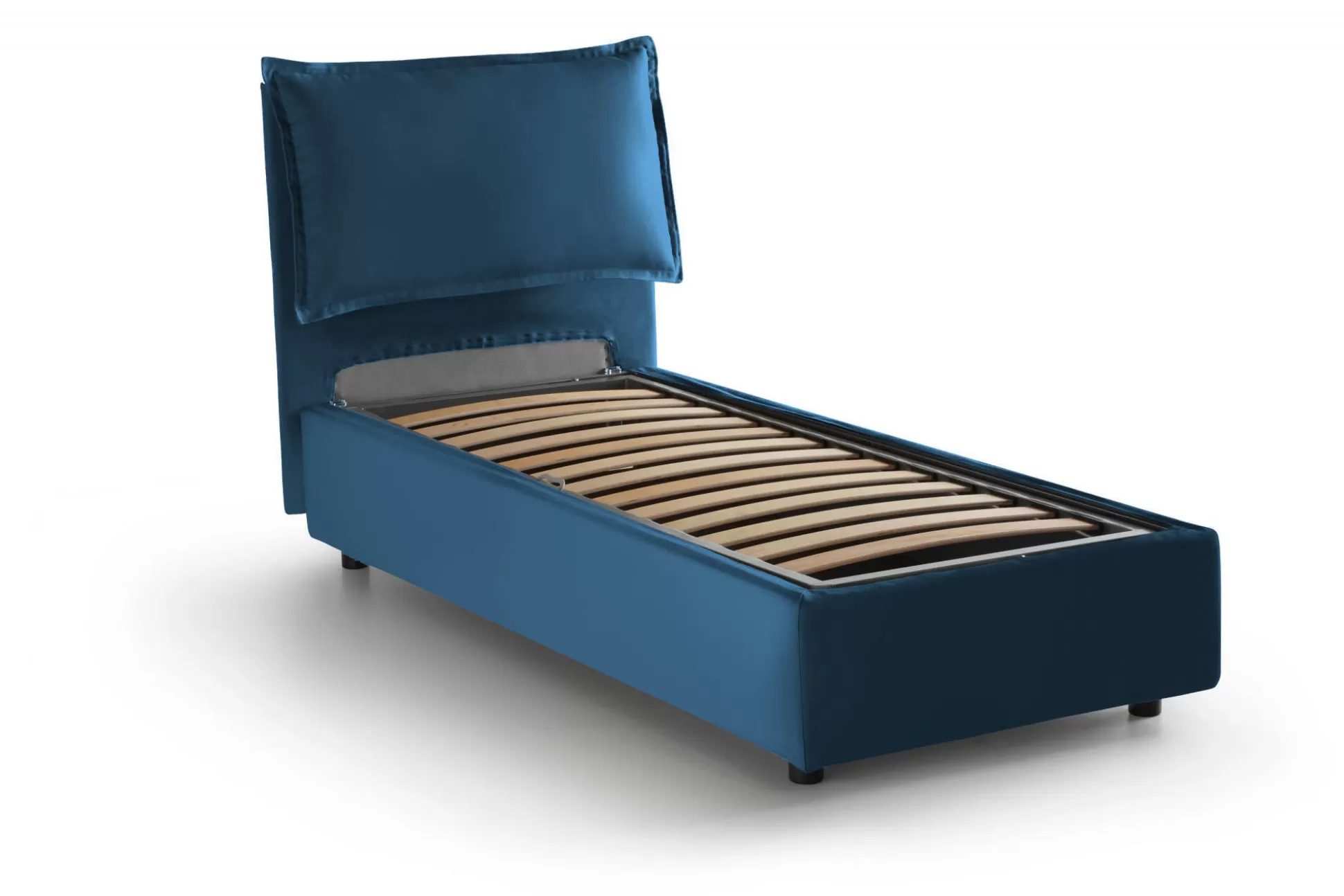 Dmora Letti Singoli<Letto singolo Aigor, adatto per materasso Cm 90x190,