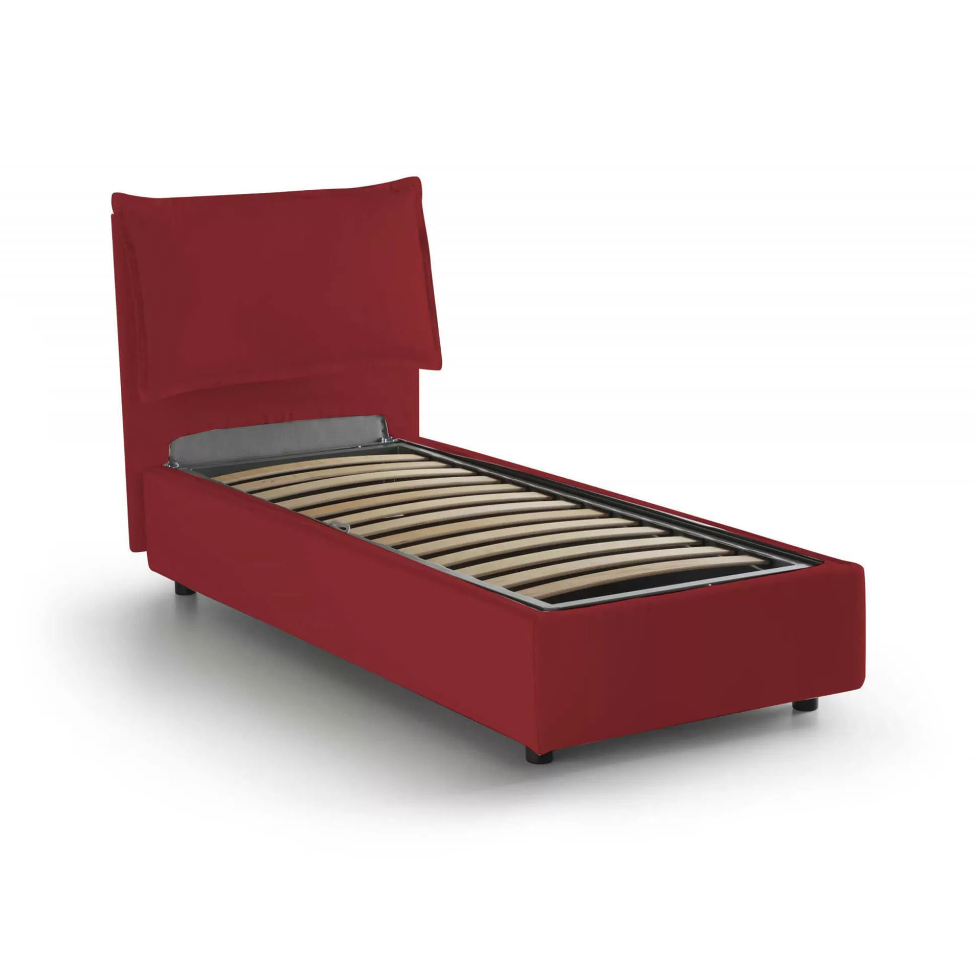 Dmora Letti Singoli<Letto singolo Aigor, adatto per materasso Cm 90x190,