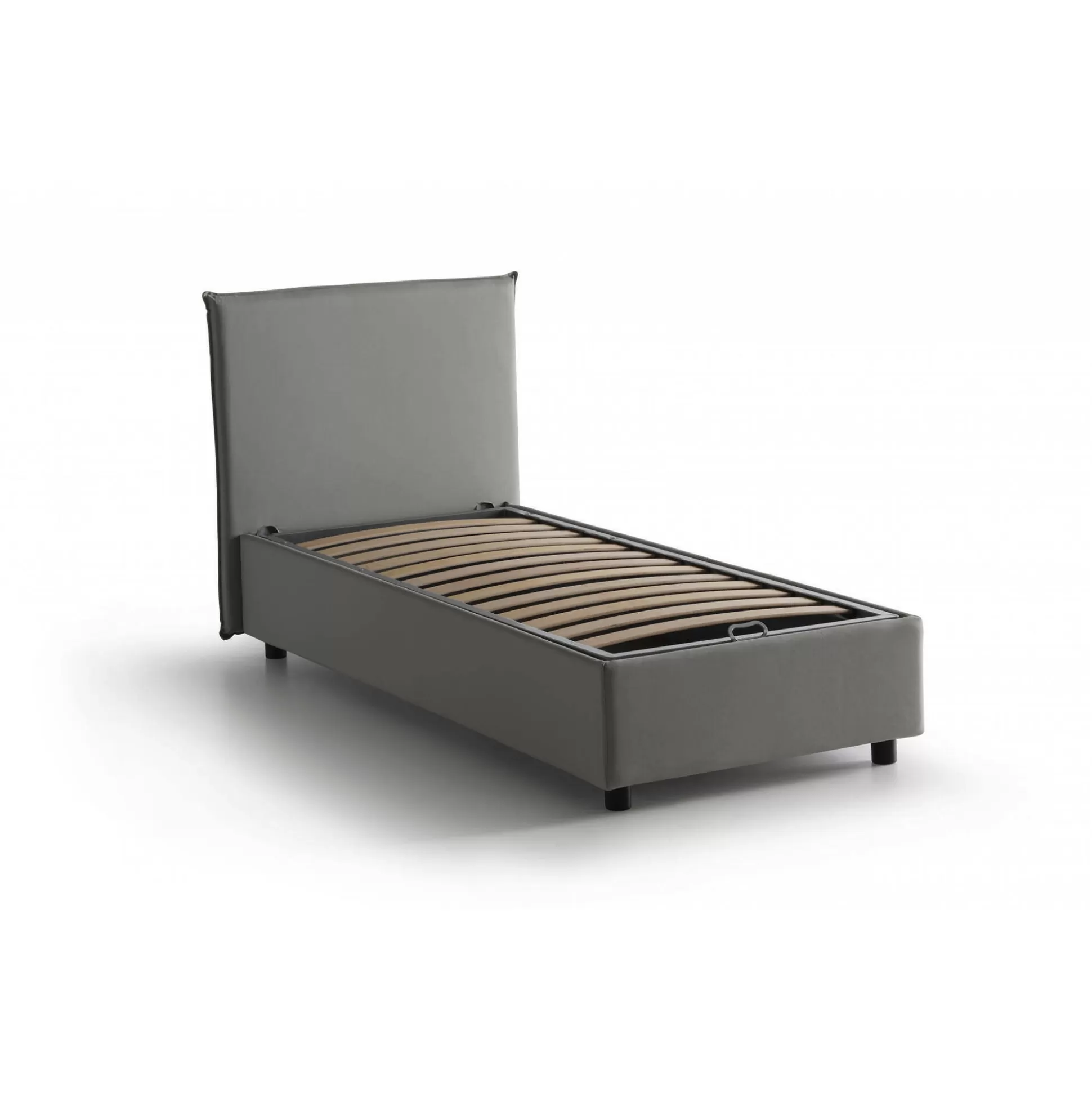 Dmora Letti Singoli<Letto singolo Ajan, adatto per materasso Cm 90x190,