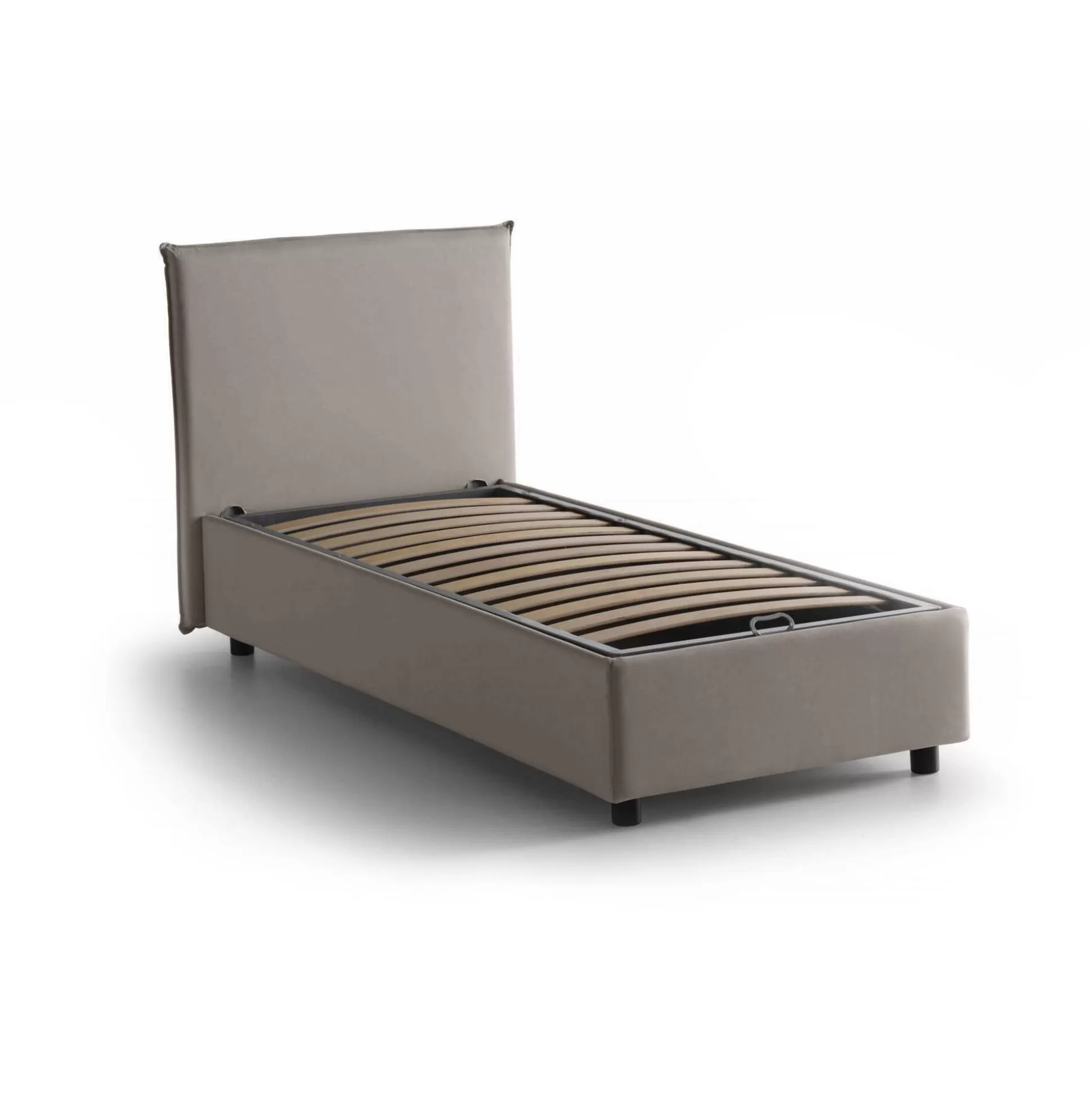 Dmora Letti Singoli<Letto singolo Ajan, adatto per materasso Cm 90x190,