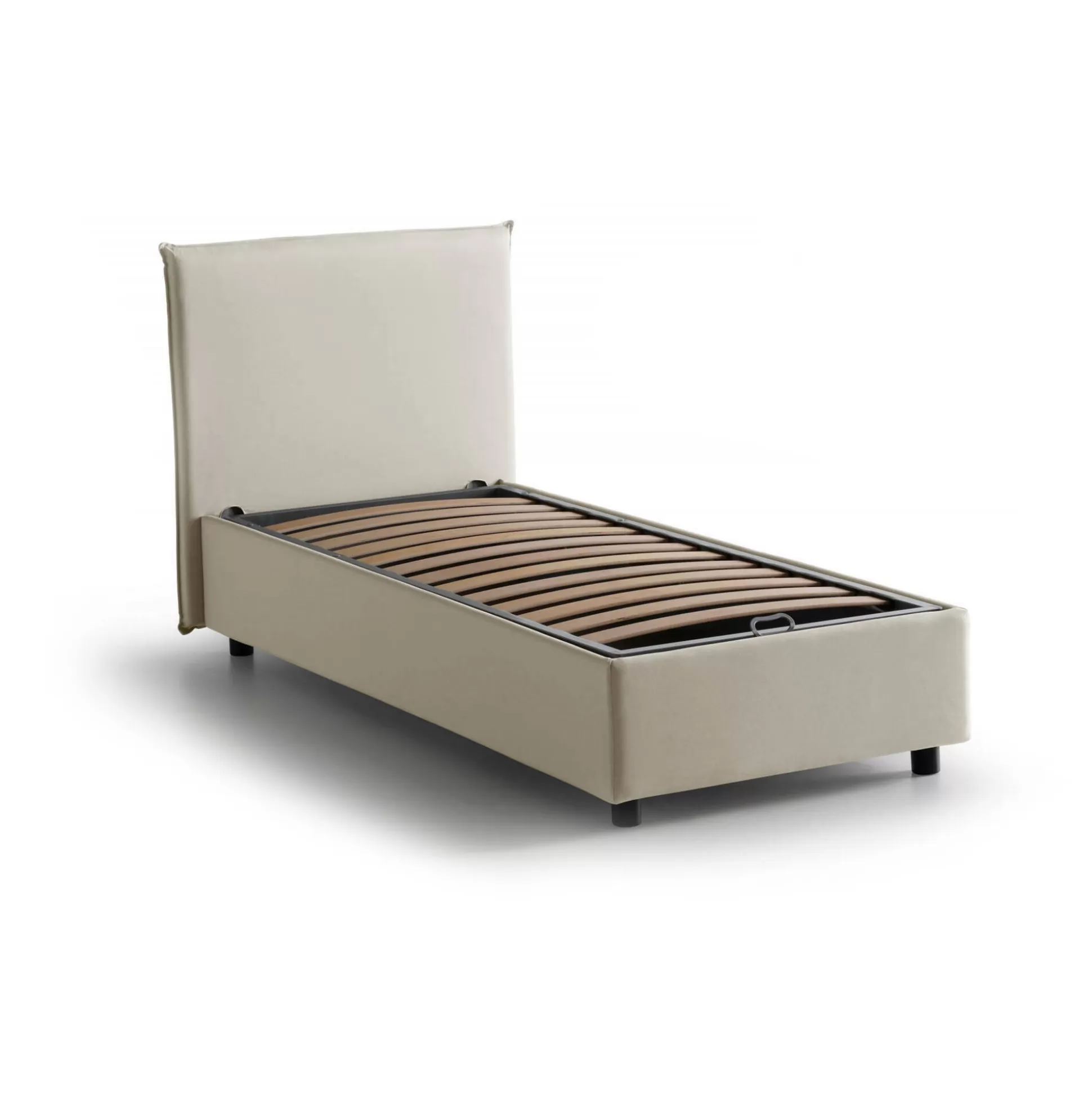 Dmora Letti Singoli<Letto singolo Alder, adatto per materasso Cm 90x200,
