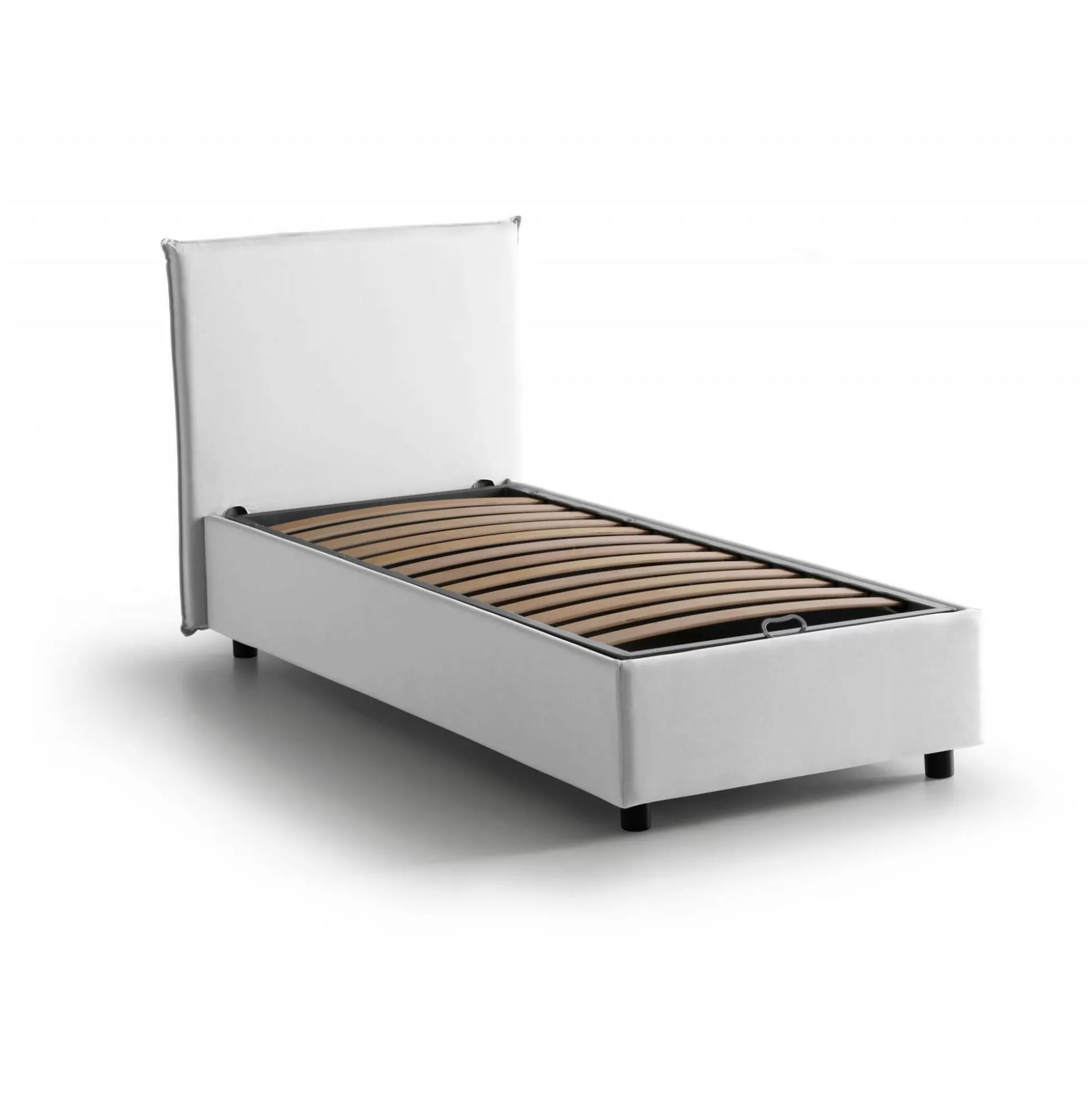 Dmora Letti Singoli<Letto singolo Alder, adatto per materasso Cm 90x200,