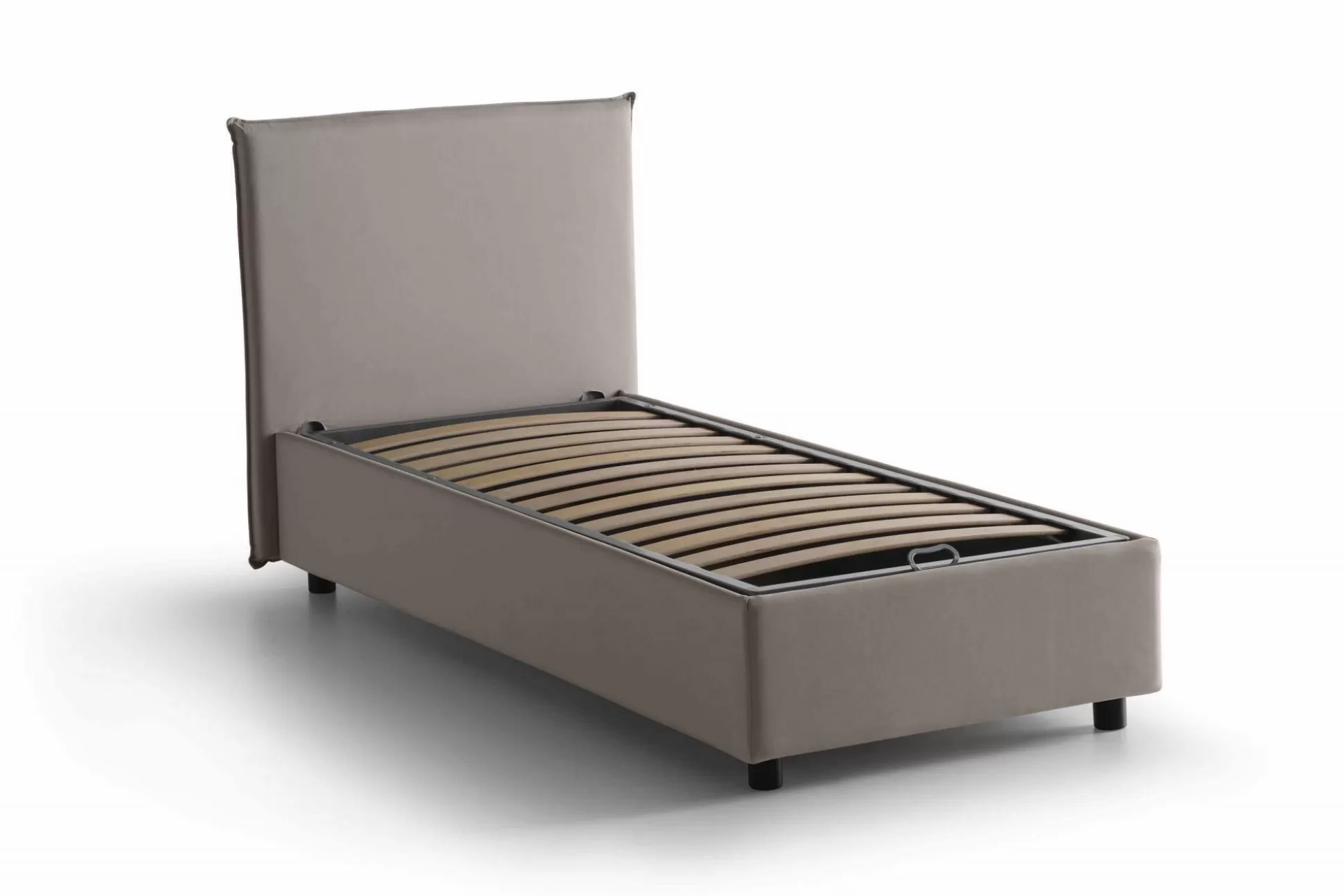 Dmora Letti Singoli<Letto singolo Alder, adatto per materasso Cm 90x200,