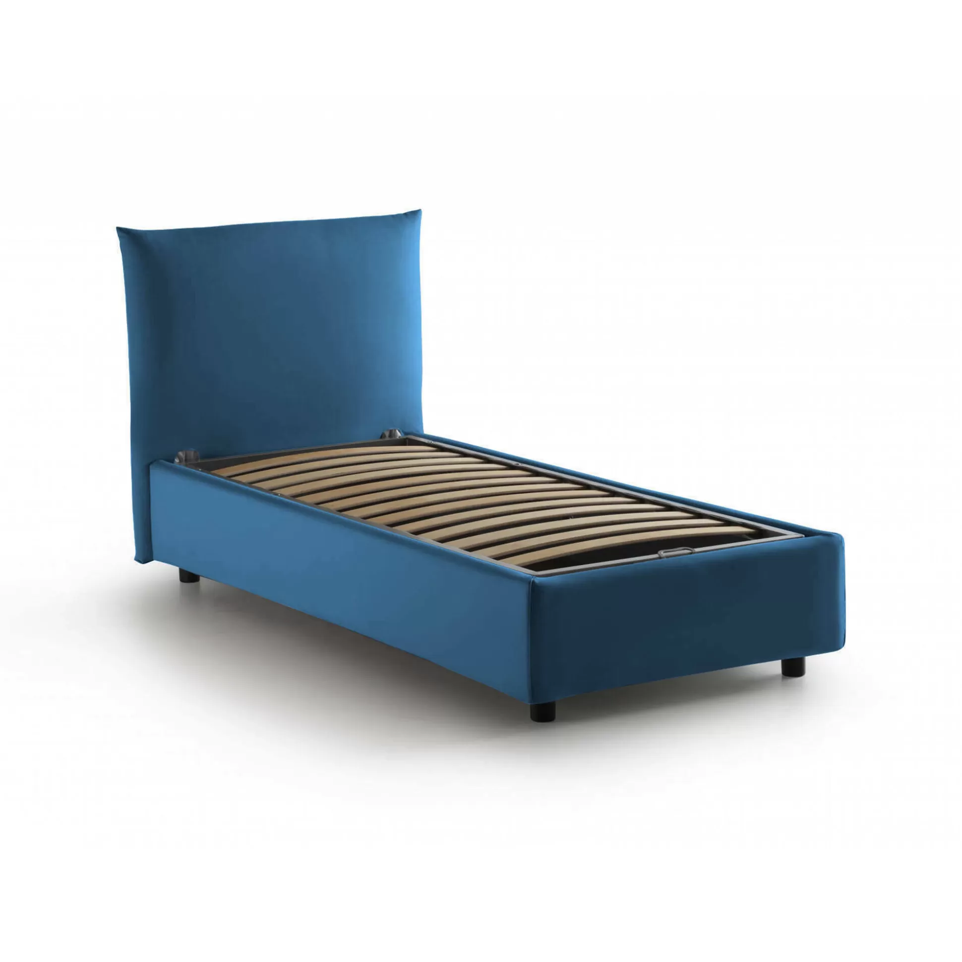 Dmora Letti Singoli<Letto singolo Alisech, adatto per materasso Cm 80x190,