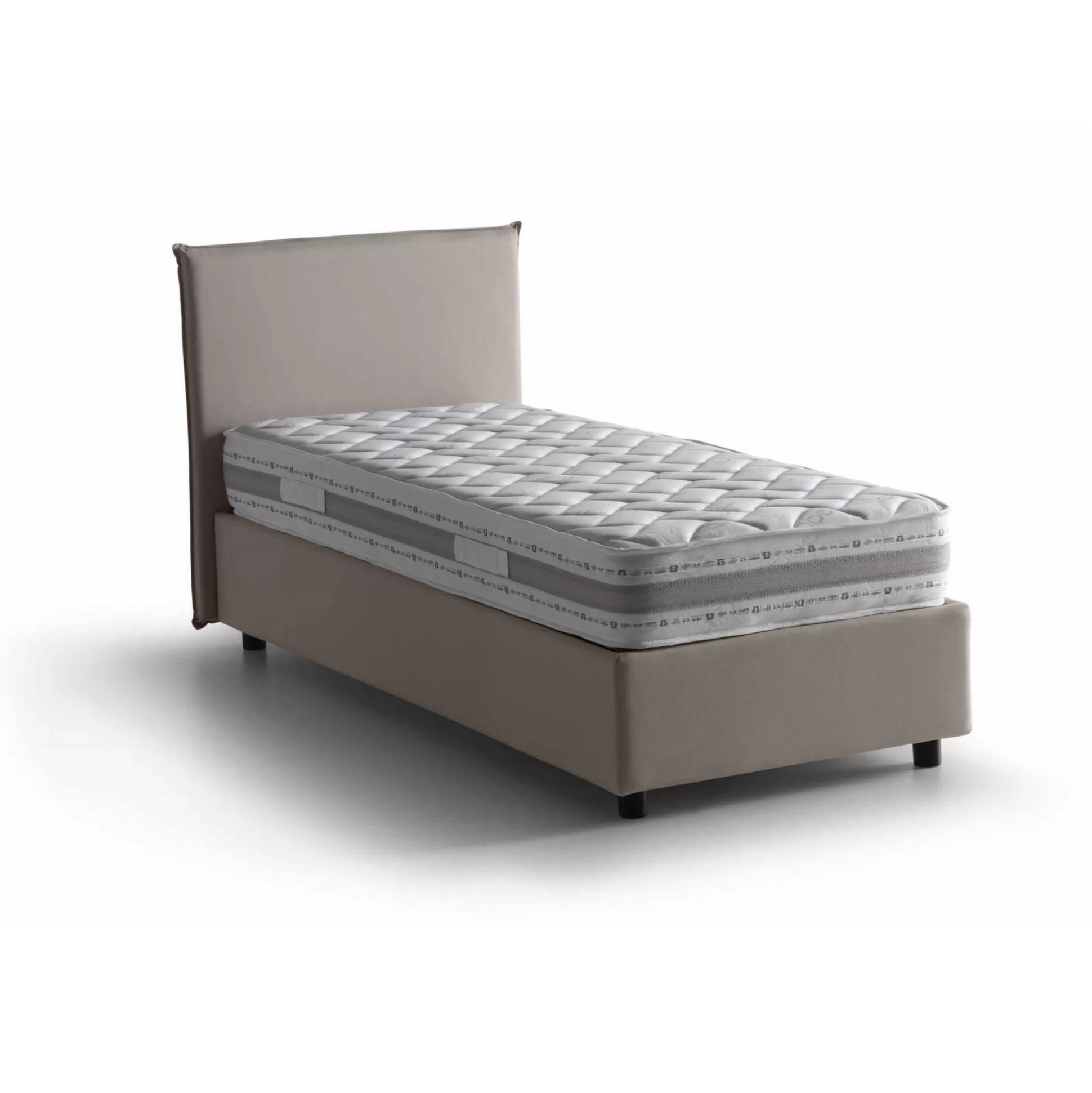 Dmora Letti Singoli<Letto singolo Alison, con materasso Cm 90x200 incluso,
