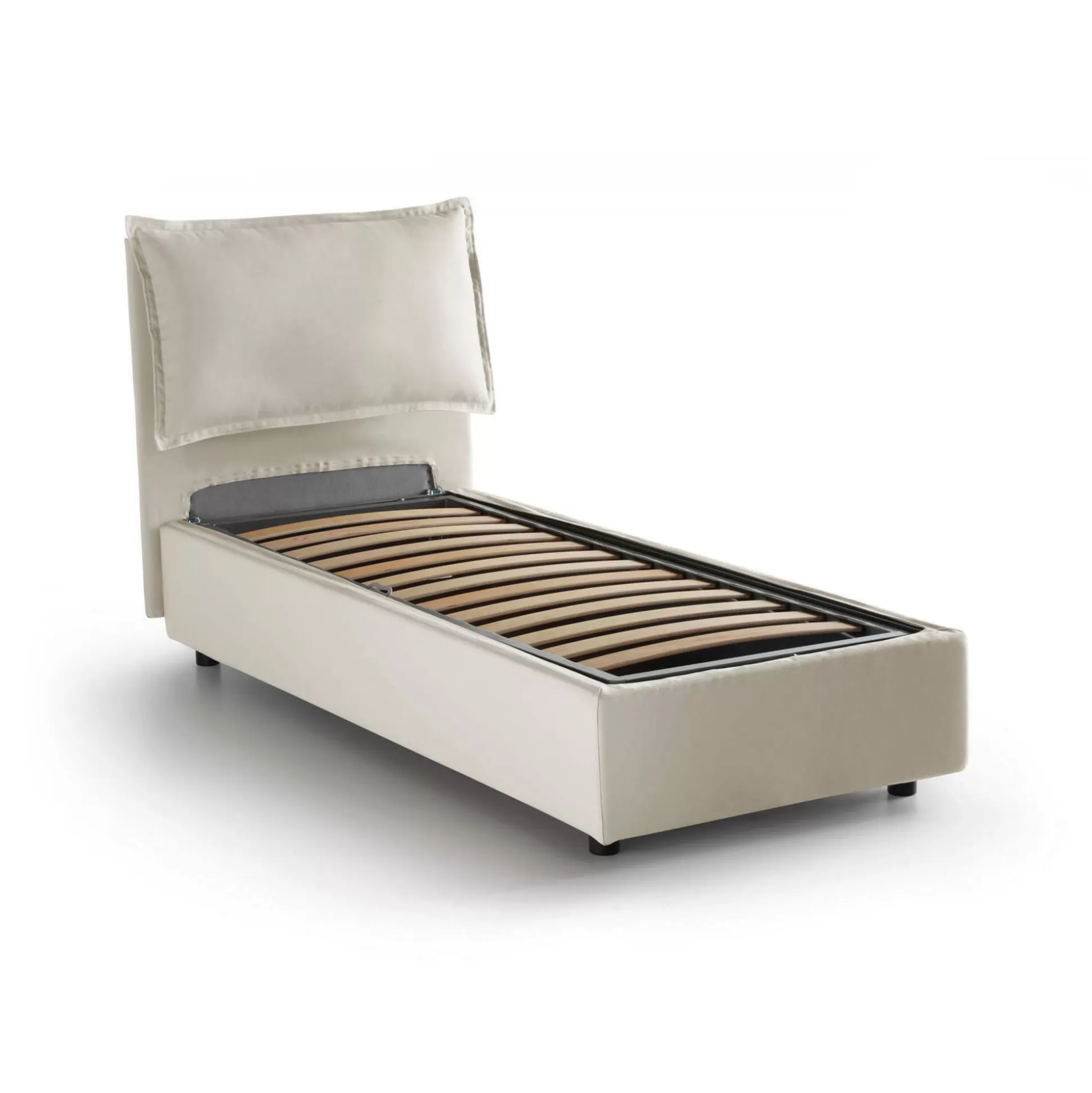 Dmora Letti Singoli<Letto singolo Alto, adatto per materasso Cm 80x190,