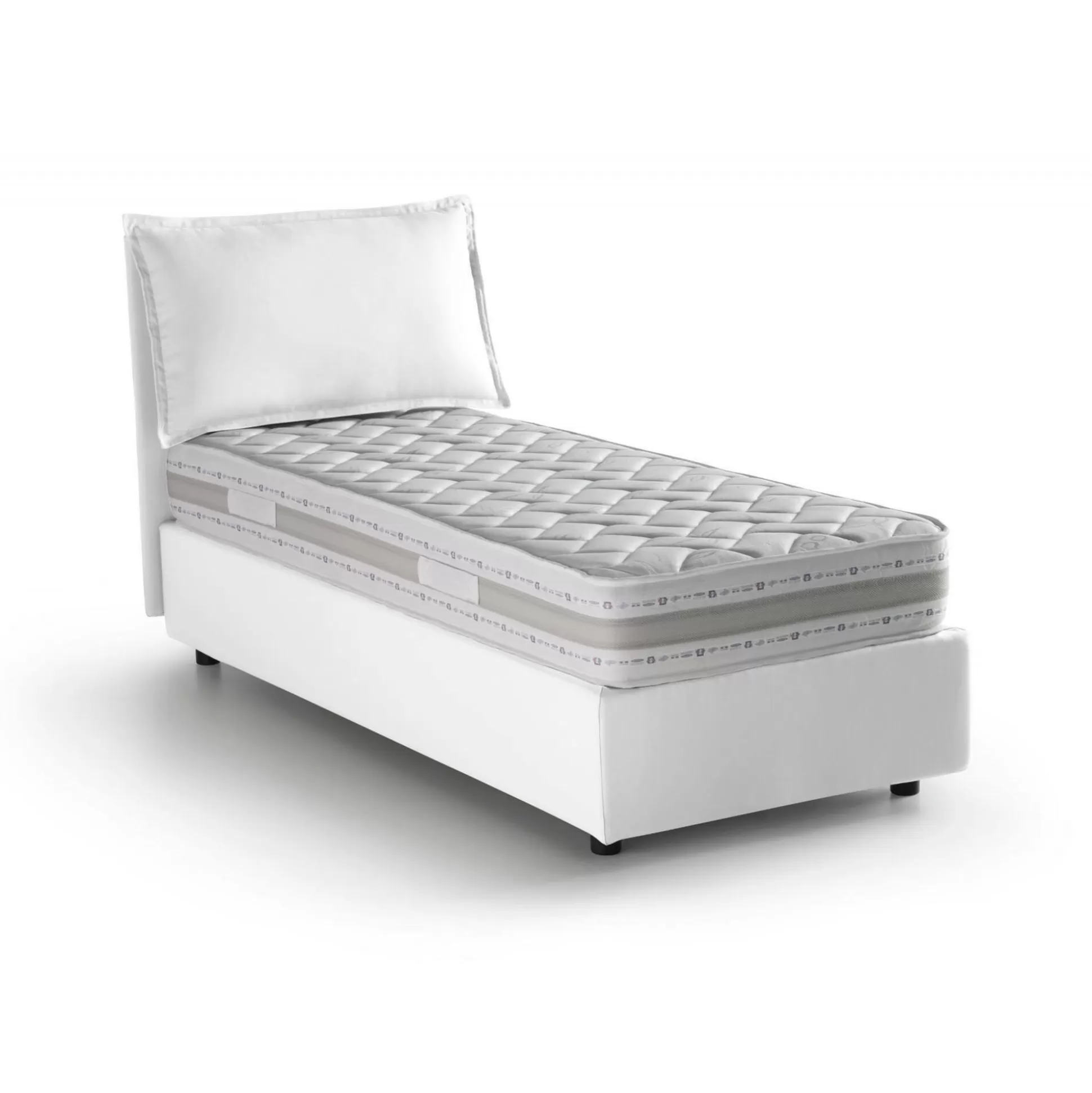 Dmora Letti Singoli<Letto singolo Ancara, con materasso Cm 80x200 incluso,