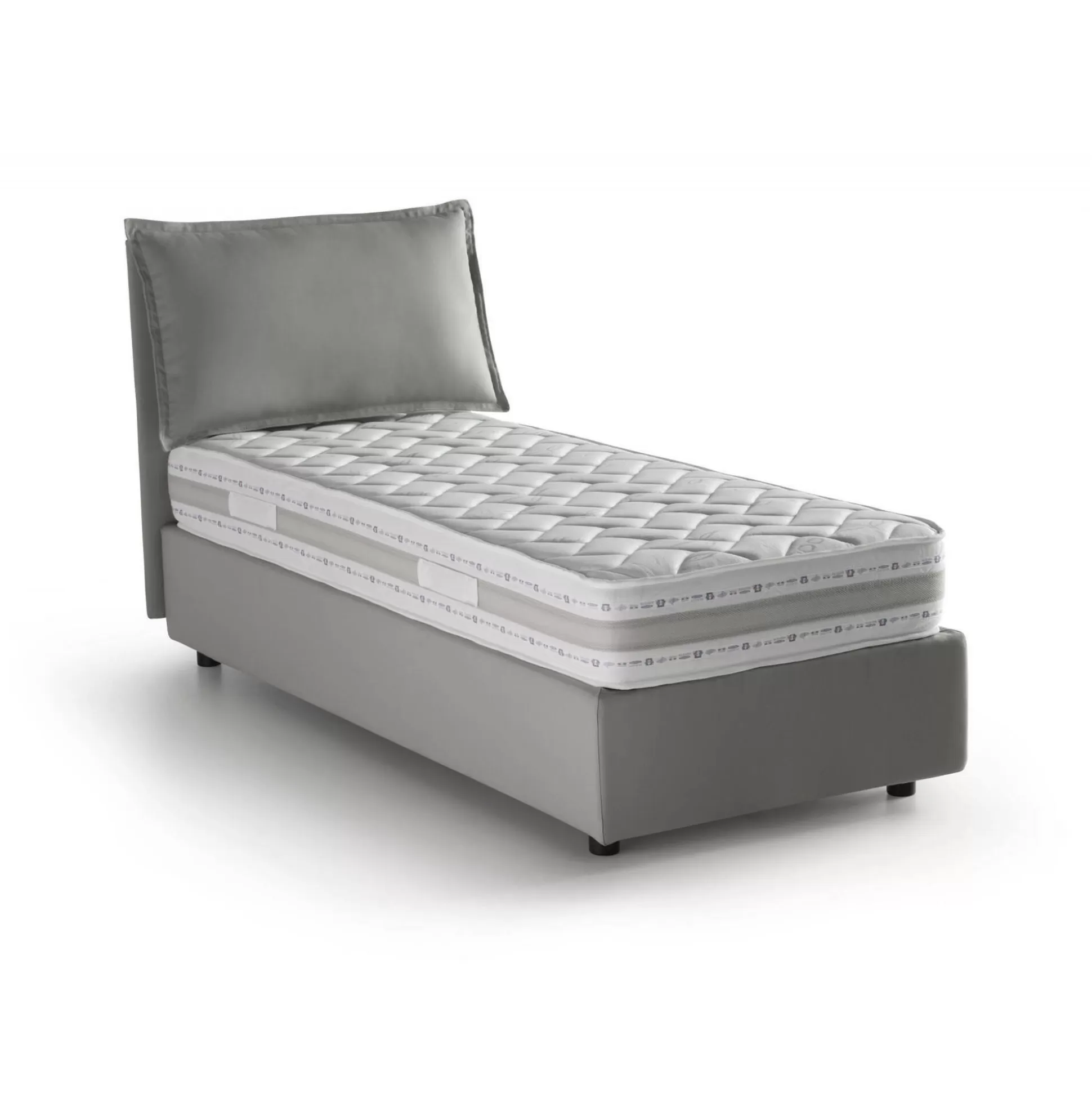 Dmora Letti Singoli<Letto singolo Ancara, con materasso Cm 80x200 incluso,