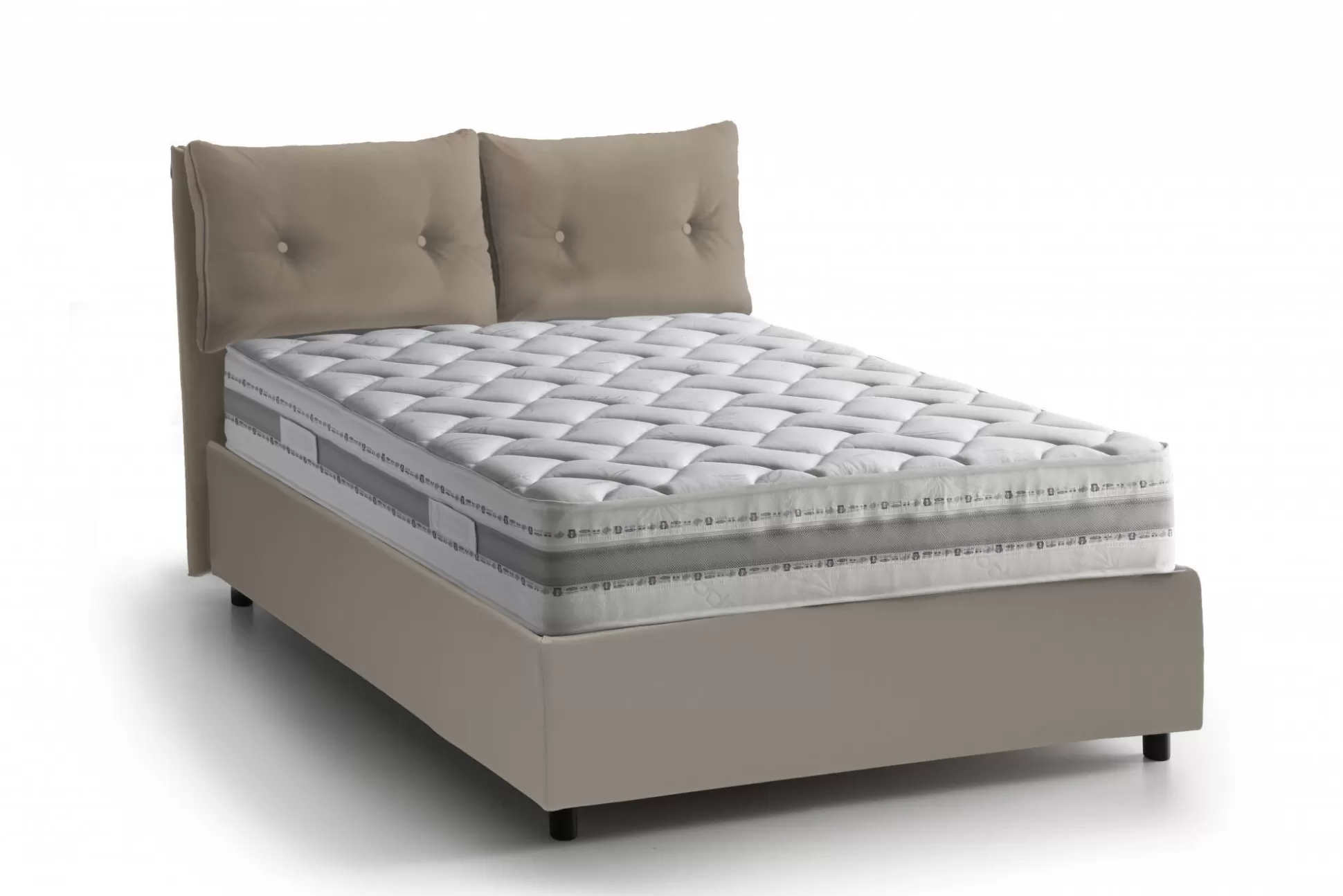 Dmora Letti Singoli<Letto singolo Arcisate, con materasso Cm 80x190 incluso,