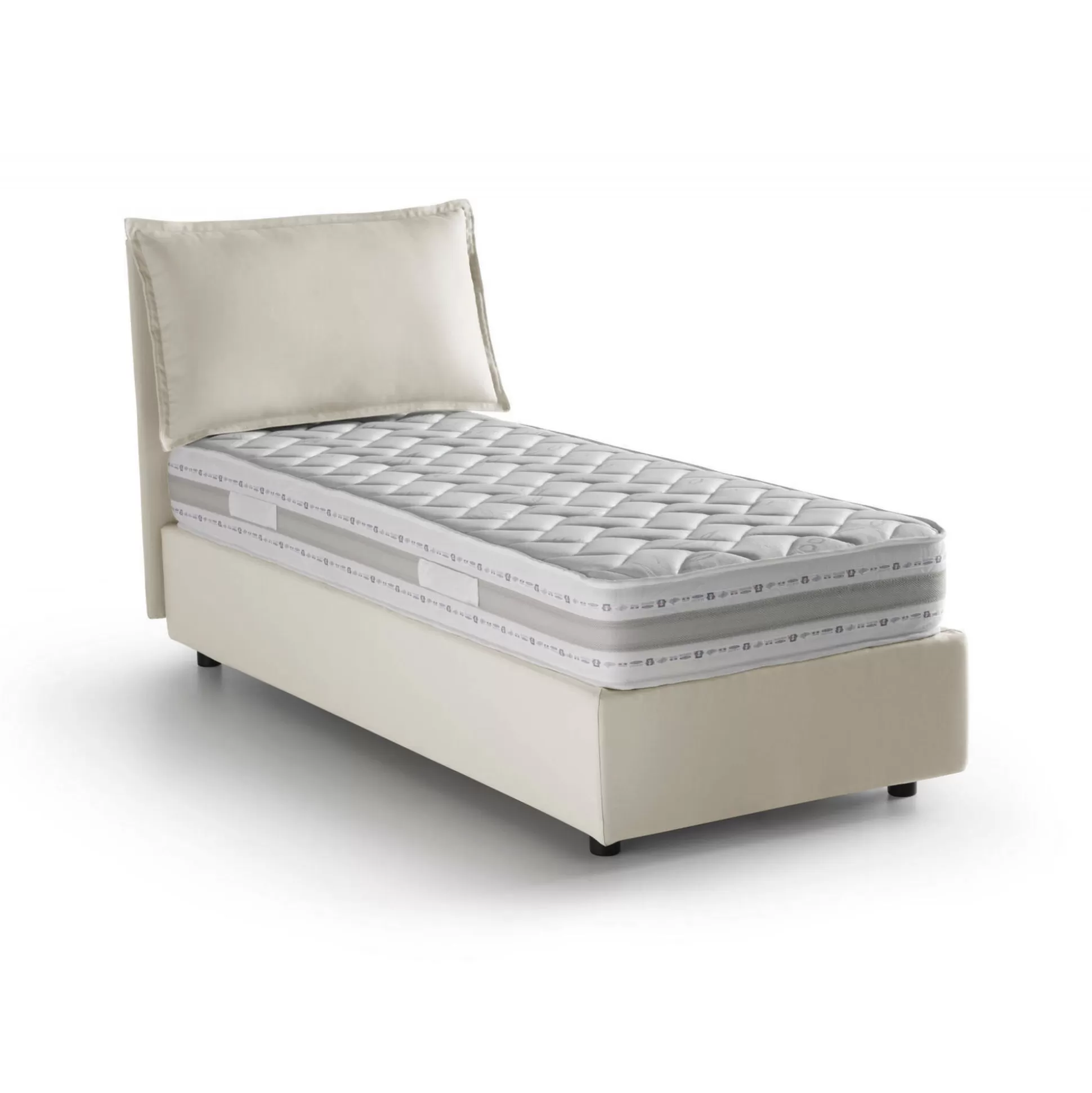 Dmora Letti Singoli<Letto singolo Aren, con materasso Cm 80x190 incluso,