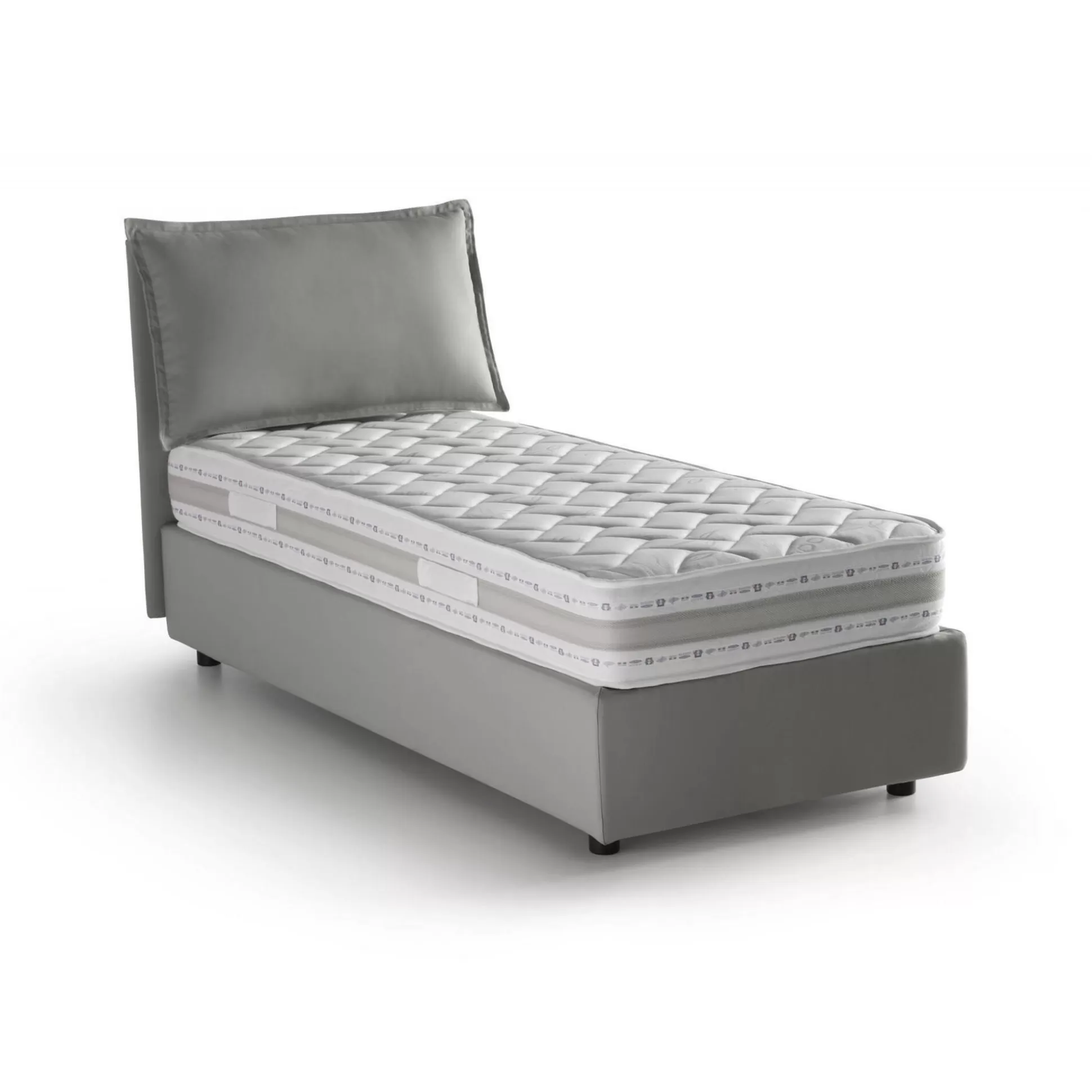 Dmora Letti Singoli<Letto singolo Aren, con materasso Cm 80x190 incluso,