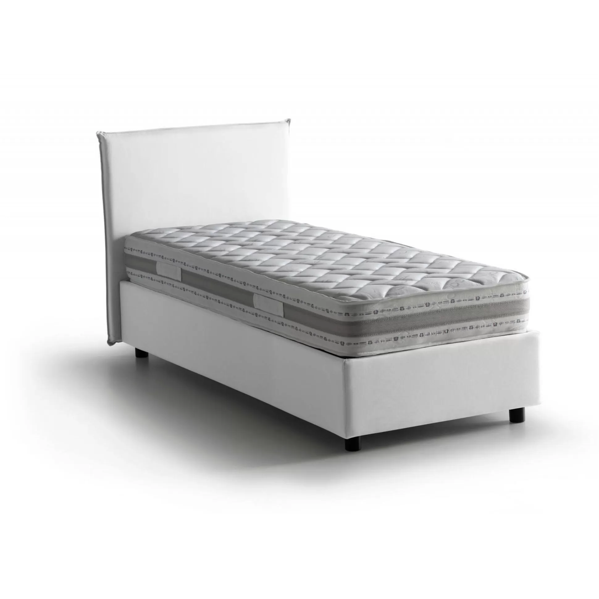 Dmora Letti Singoli<Letto singolo Arminius, con materasso Cm 90x190 incluso,