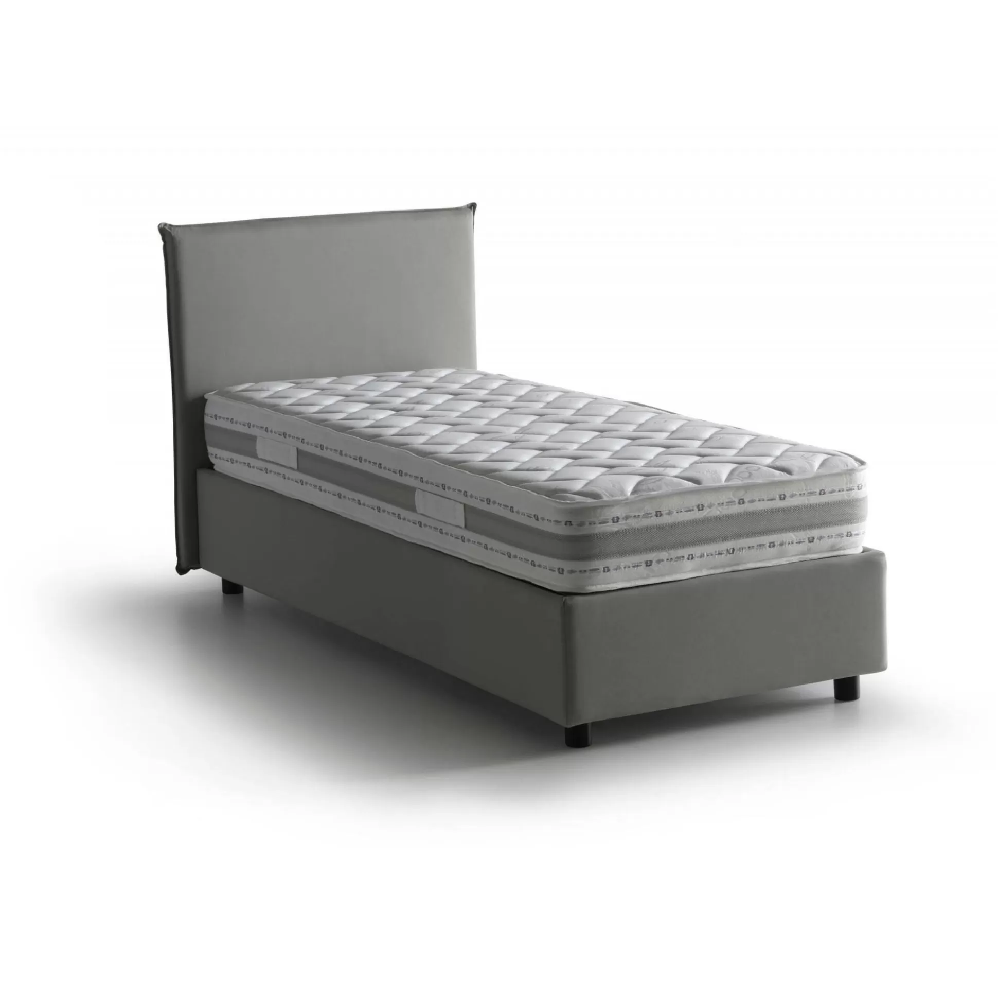 Dmora Letti Singoli<Letto singolo Arminius, con materasso Cm 90x190 incluso,