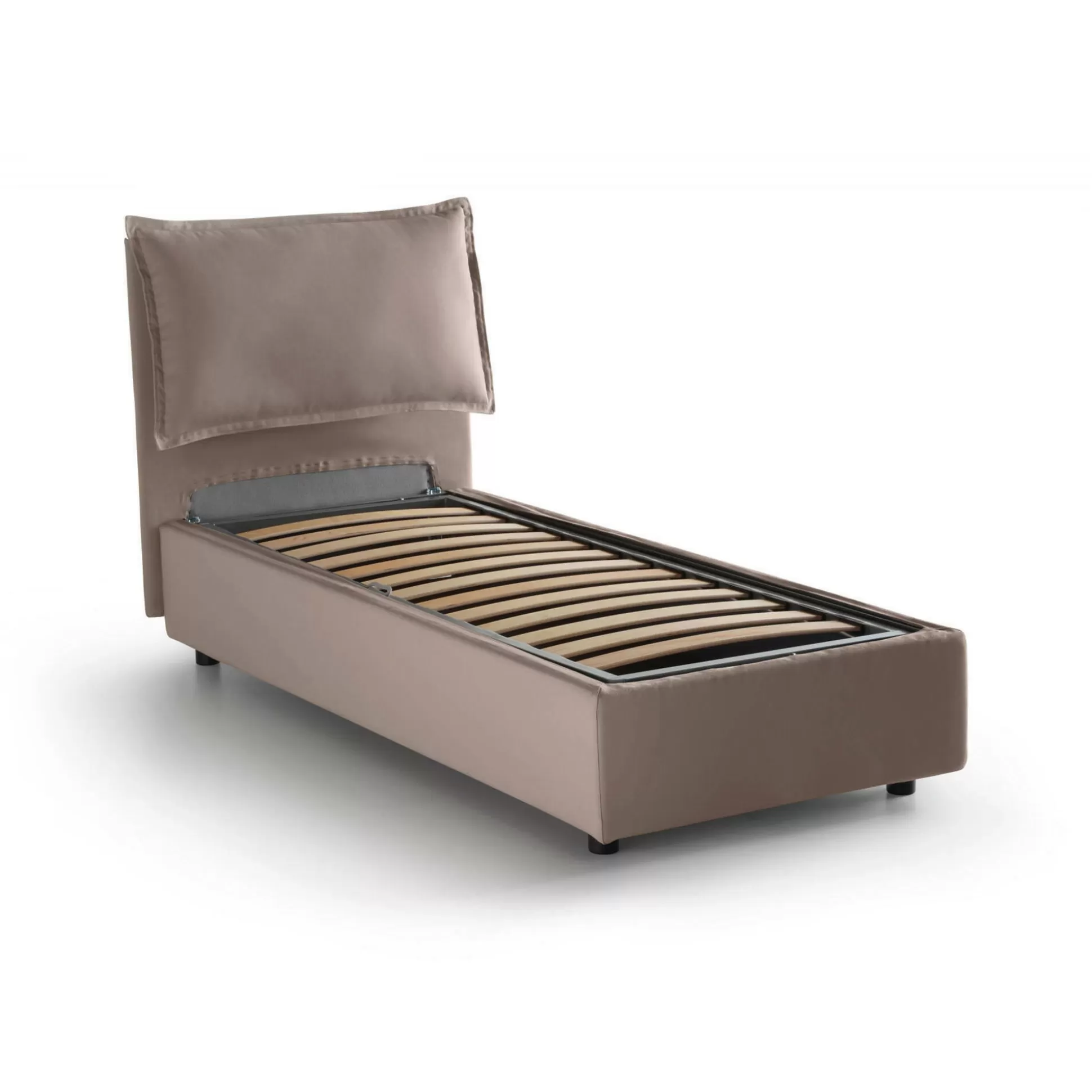 Dmora Letti Singoli<Letto singolo Azzurrino, adatto per materasso Cm 80x200,
