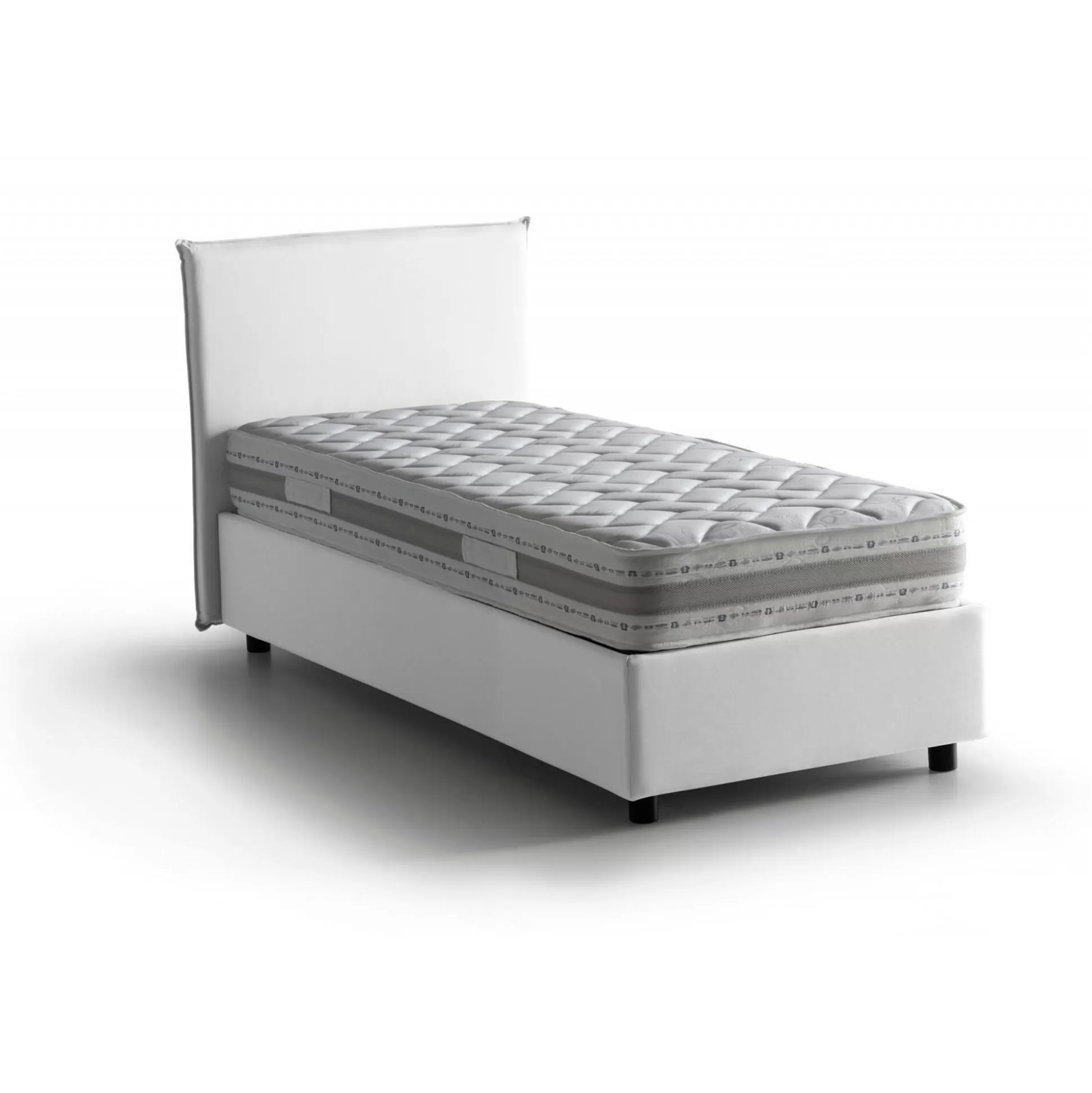 Dmora Letti Singoli<Letto singolo Boudicca, con materasso Cm 80x200 incluso,