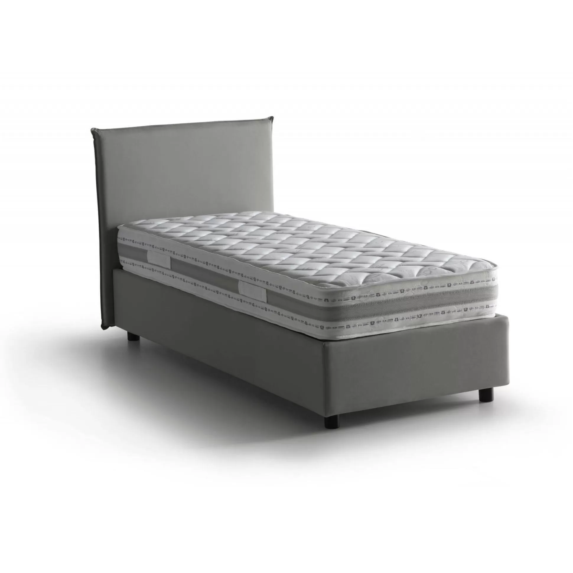 Dmora Letti Singoli<Letto singolo Boudicca, con materasso Cm 80x200 incluso,