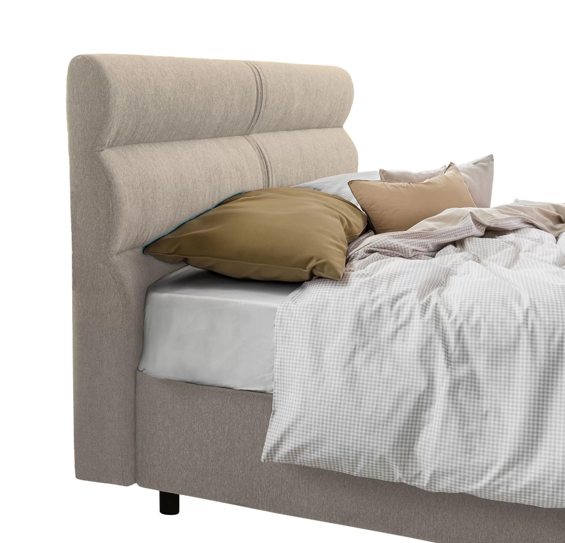 Dmora Letti Singoli<Letto singolo Brendola, Con materasso Cm 80x190 incluso,