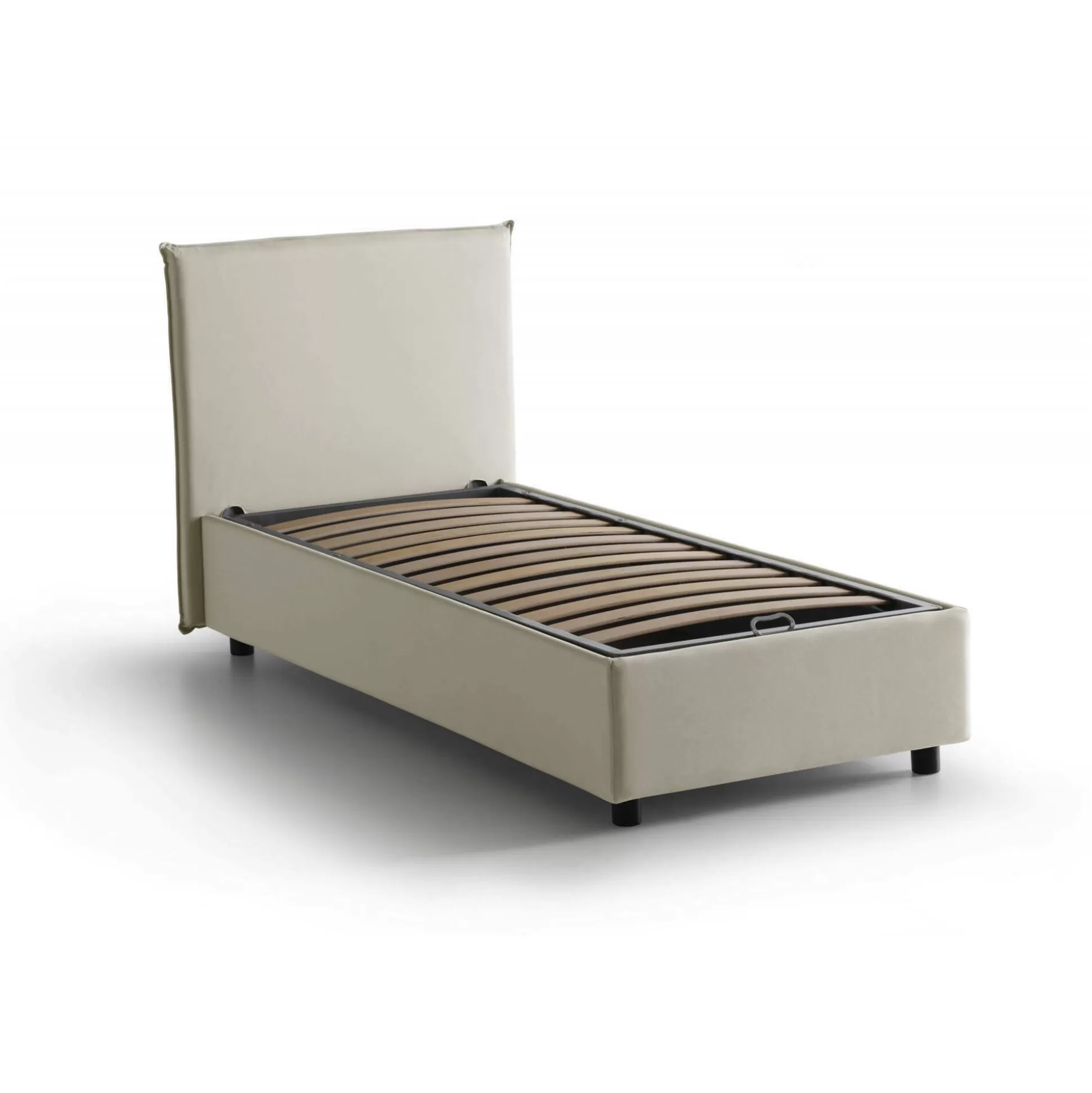 Dmora Letti Singoli<Letto singolo Darut, adatto per materasso Cm 80x190,