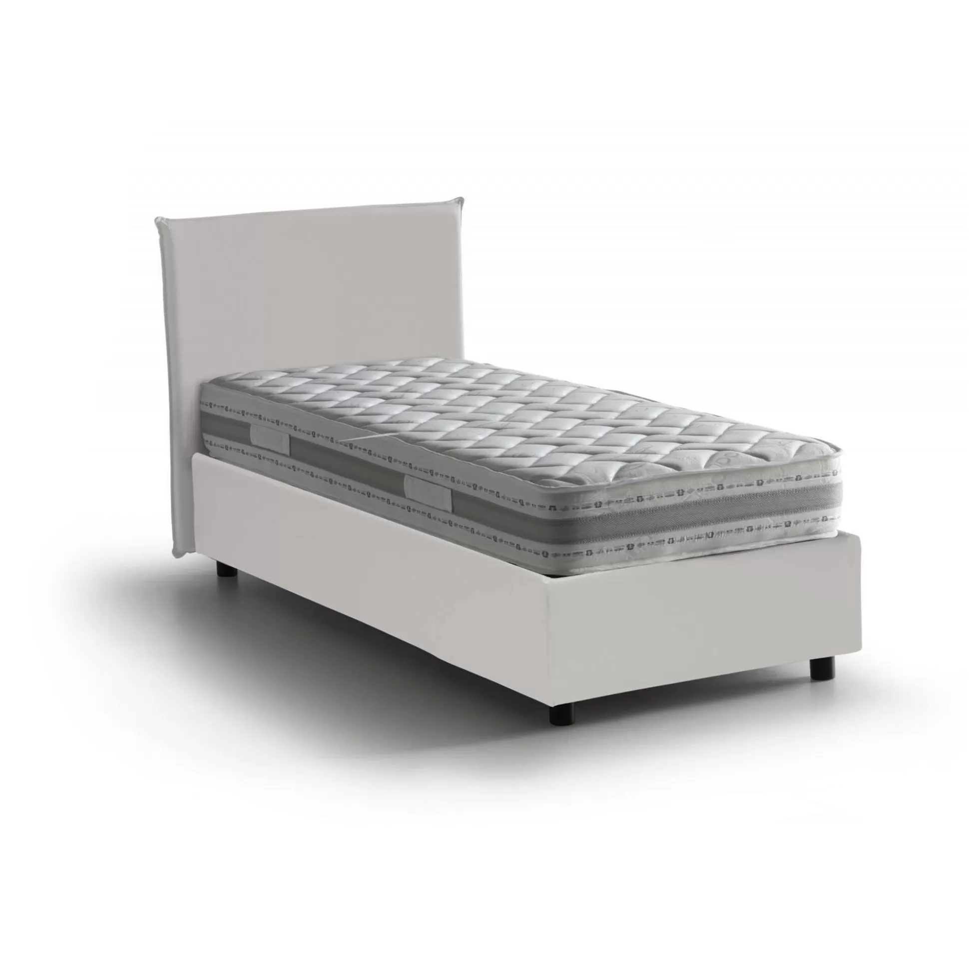 Dmora Letti Singoli<Letto singolo Dbaiocc, con materasso Cm 90x190 incluso,