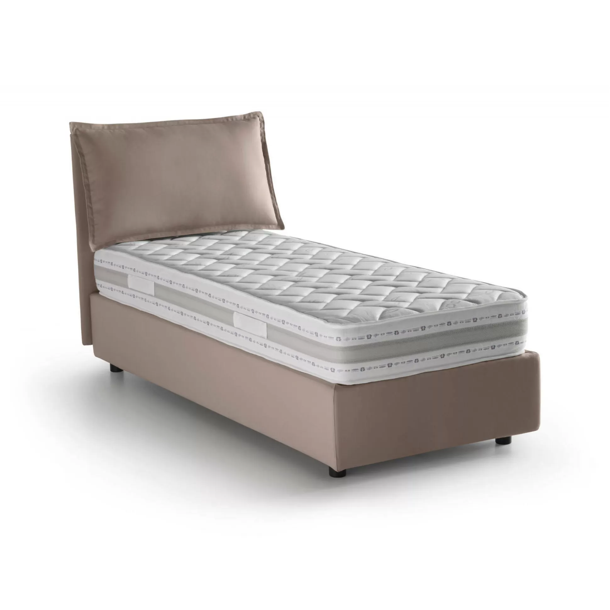 Dmora Letti Singoli<Letto singolo Dloset, con materasso Cm 90x190 incluso,