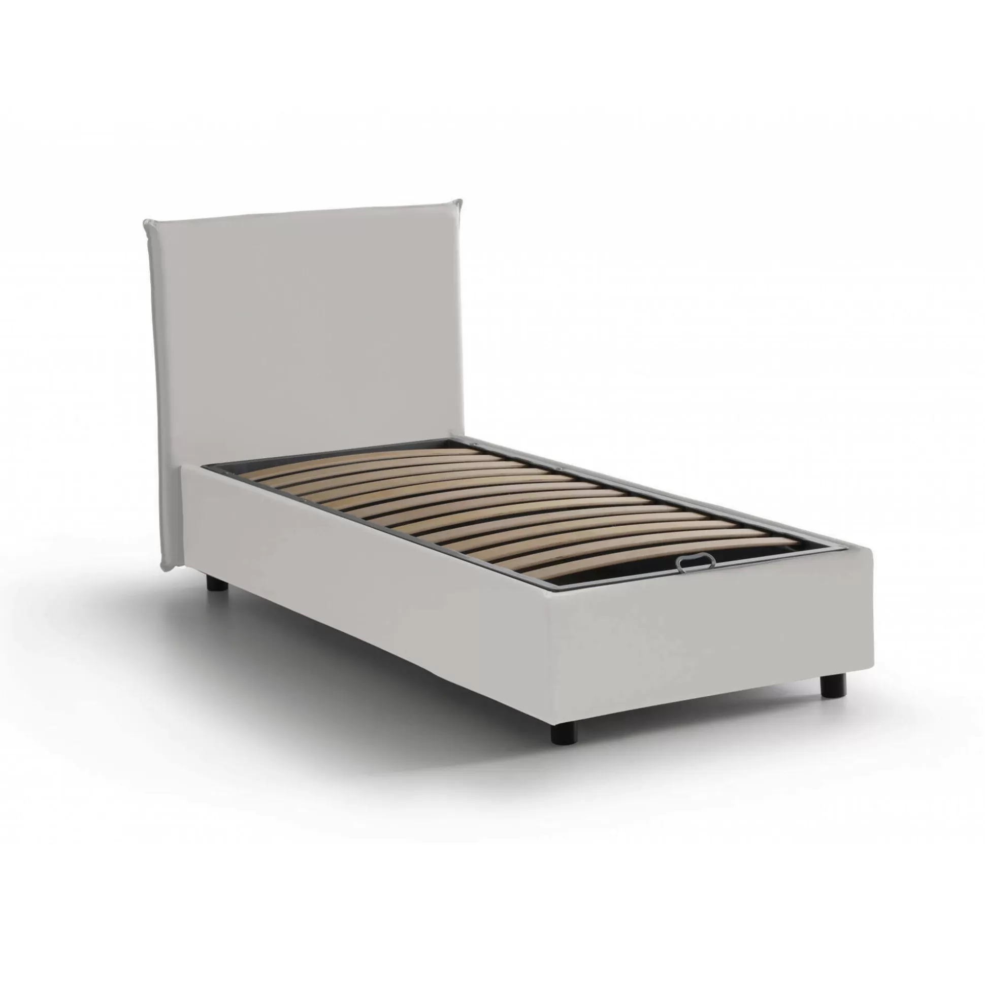 Dmora Letti Singoli<Letto singolo Grecale, adatto per materasso Cm 80x190,