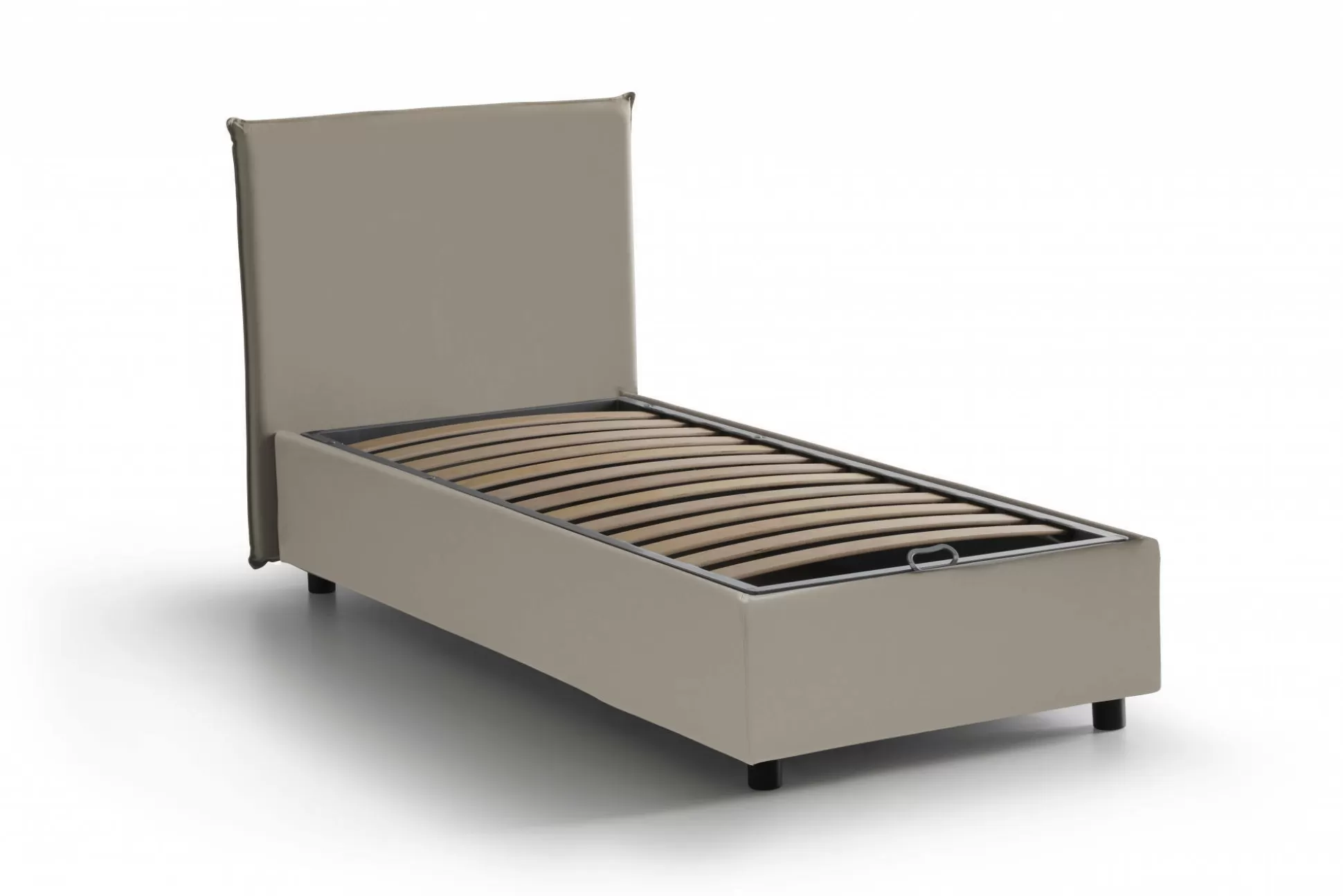Dmora Letti Singoli<Letto singolo Grecale, adatto per materasso Cm 80x190,