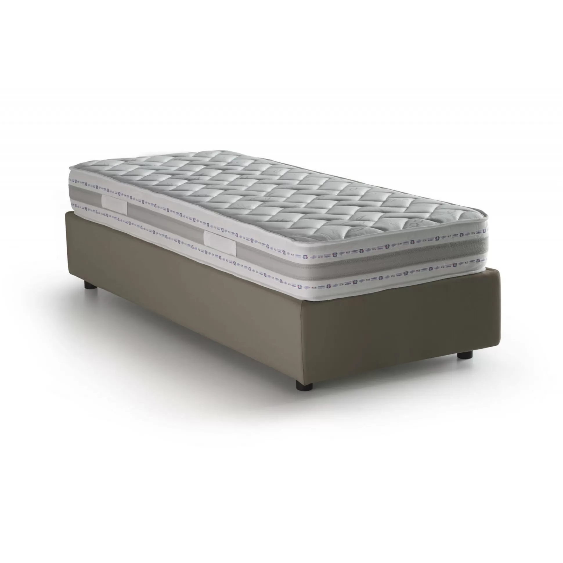 Dmora Letti Singoli<Letto singolo Nantine, con materasso Cm 90x190 incluso,