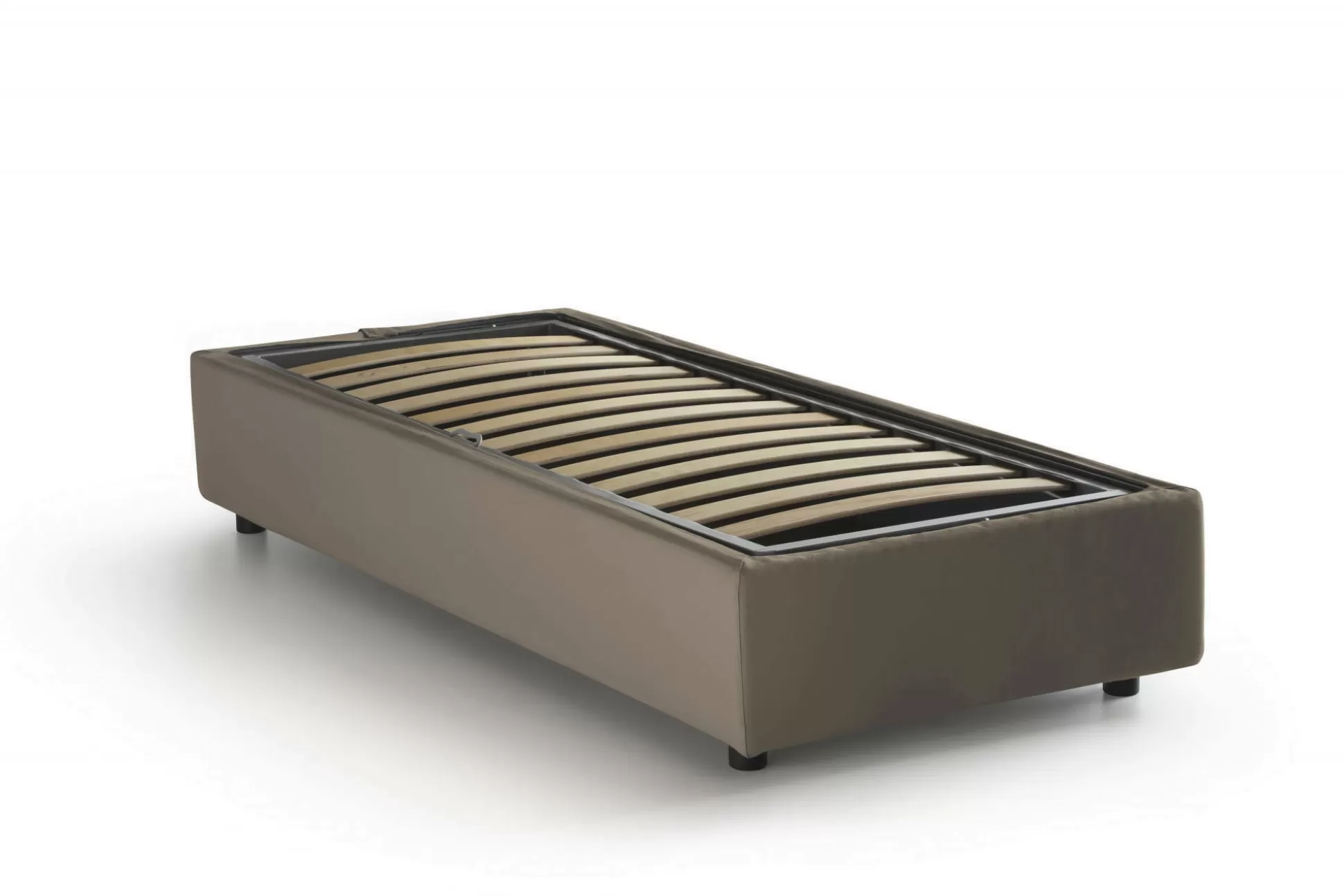 Dmora Letti Singoli<Letto singolo Nantine, con materasso Cm 90x190 incluso,