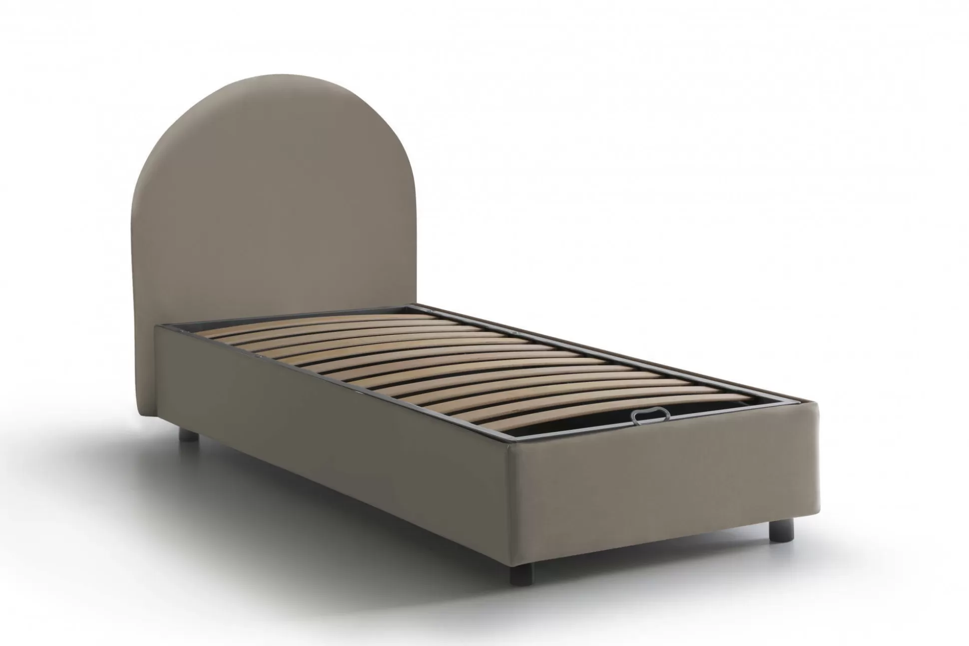 Dmora Letti Singoli<Letto singolo Parco, con materasso Cm 80x190 incluso,