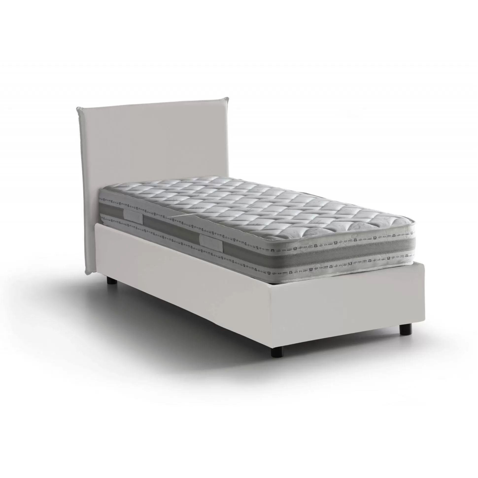 Dmora Letti Singoli<Letto singolo Tashkent, con materasso Cm 80x190 incluso,