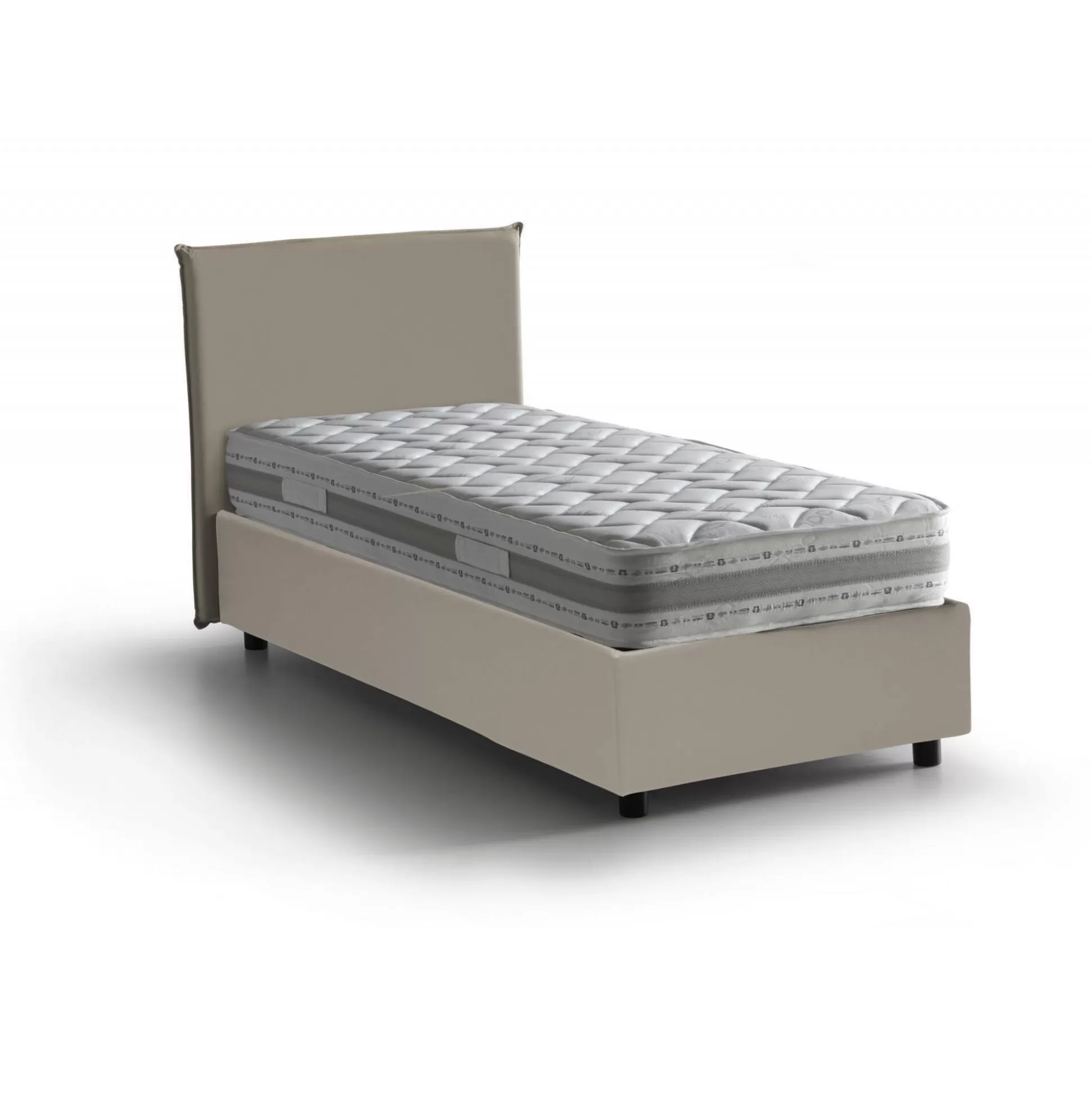Dmora Letti Singoli<Letto singolo Tashkent, con materasso Cm 80x190 incluso,