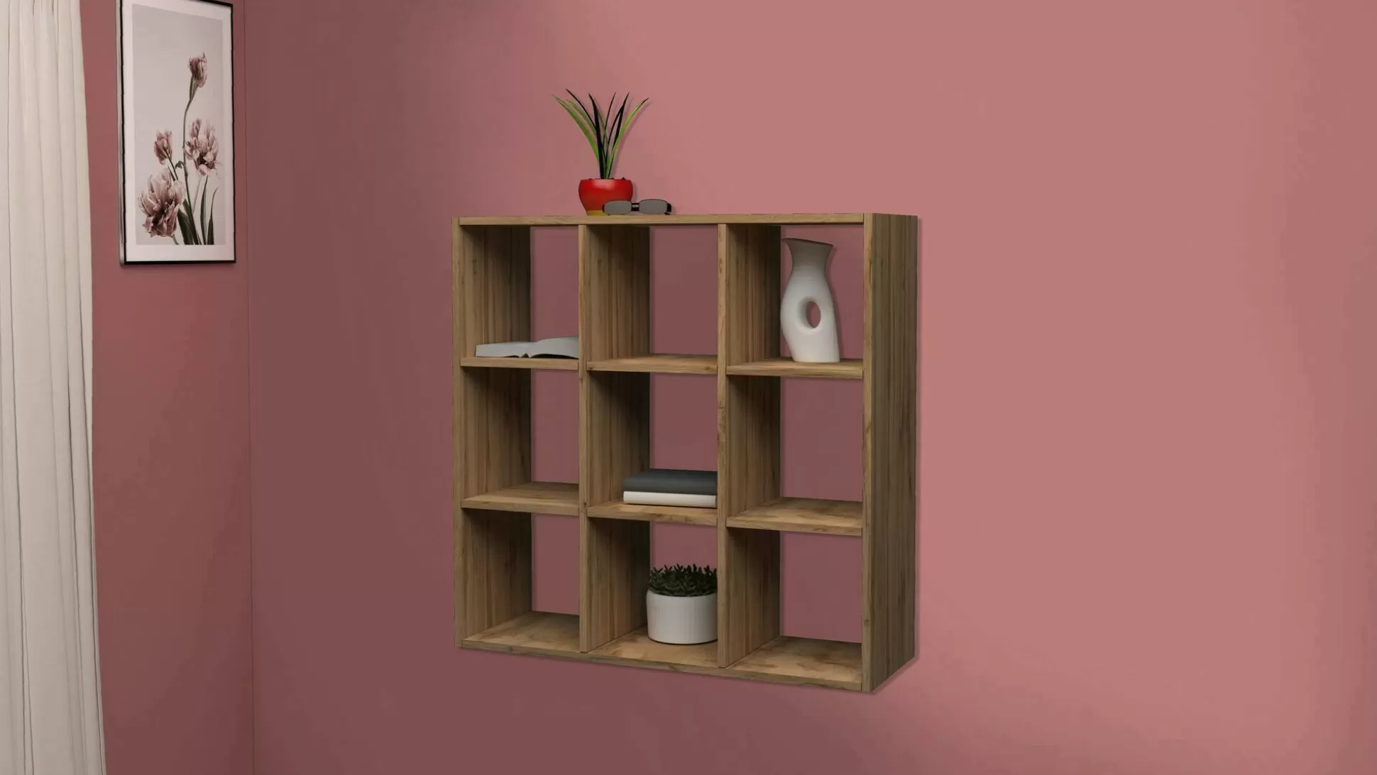 Dmora Librerie<Libreria Acquaro, , cm 90x25h90
