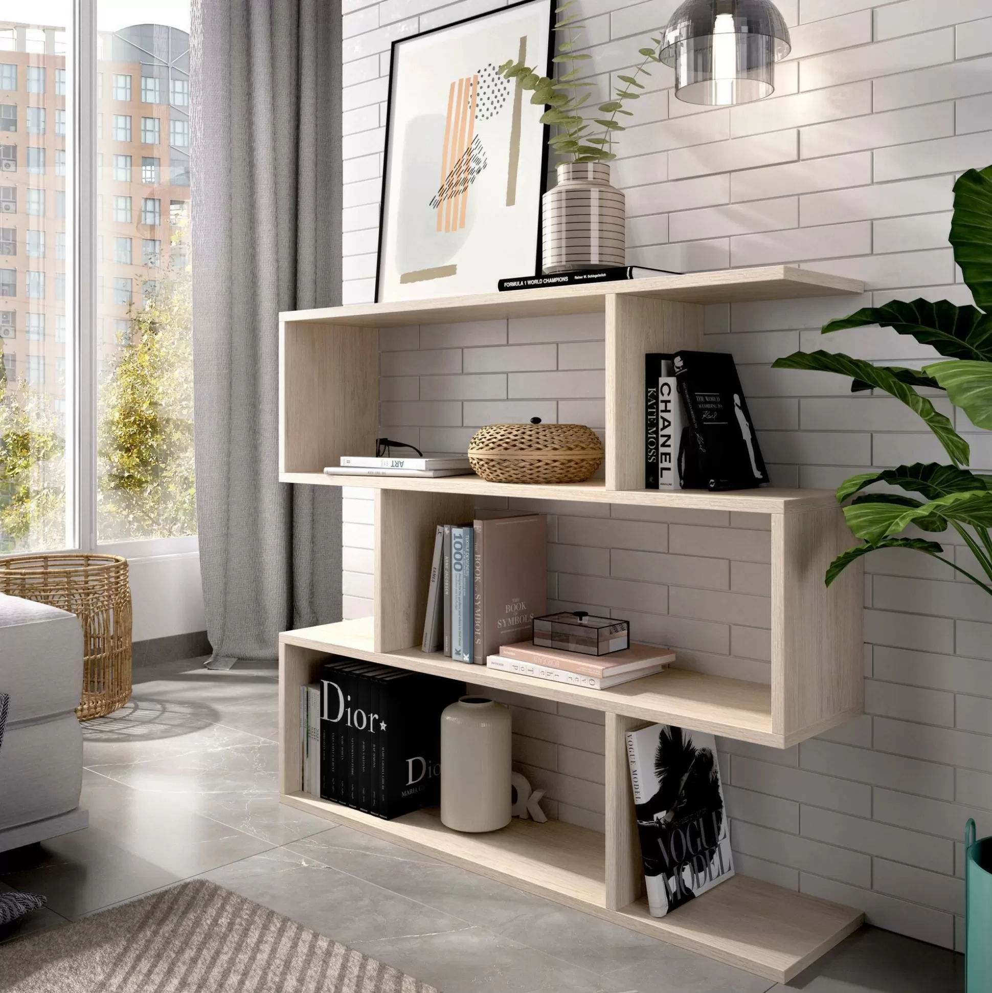 Dmora Librerie<Libreria Acsidol, 110x25h96 cm,