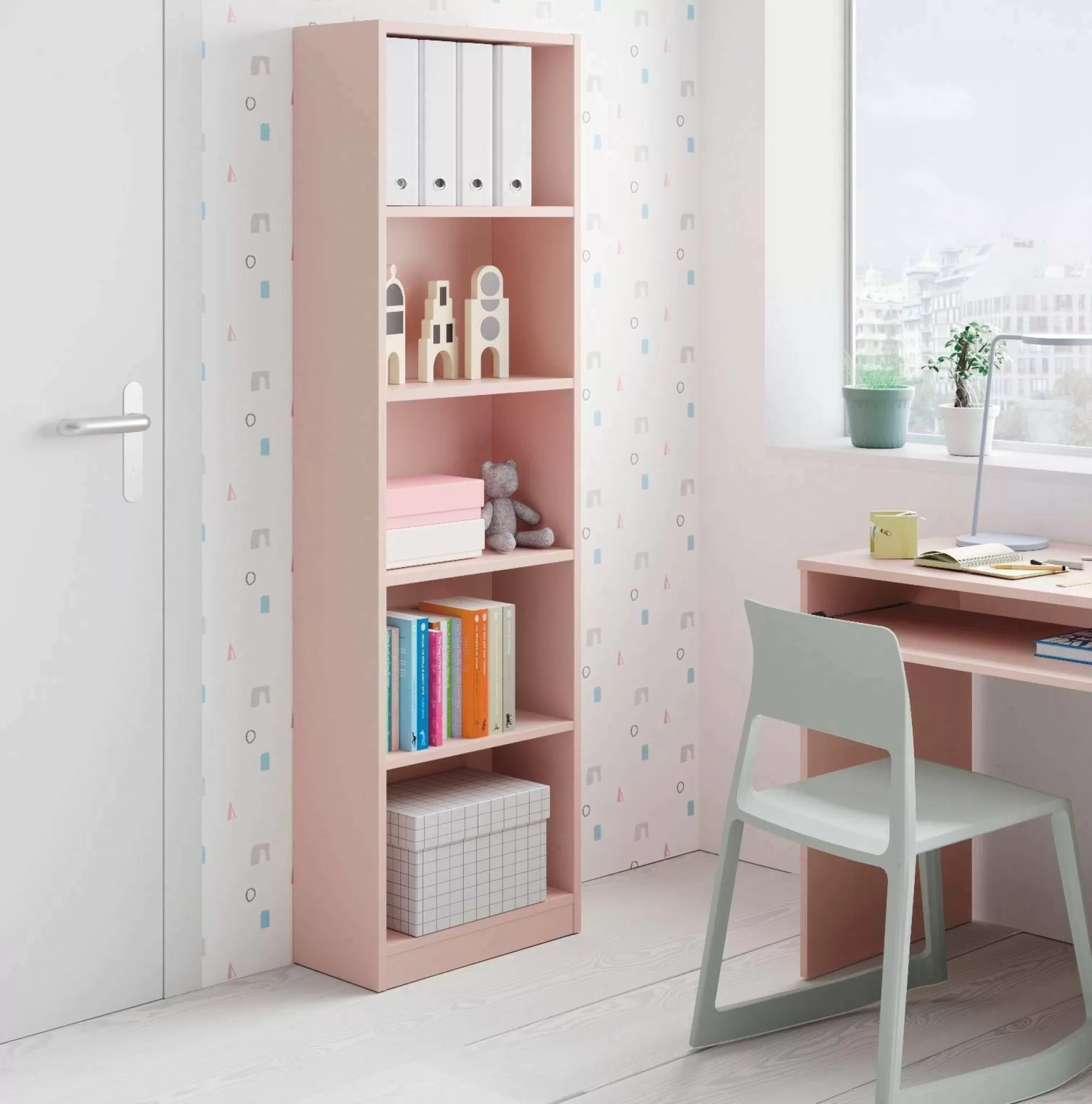 Dmora Librerie<Libreria Artico, 52x25h180 cm,