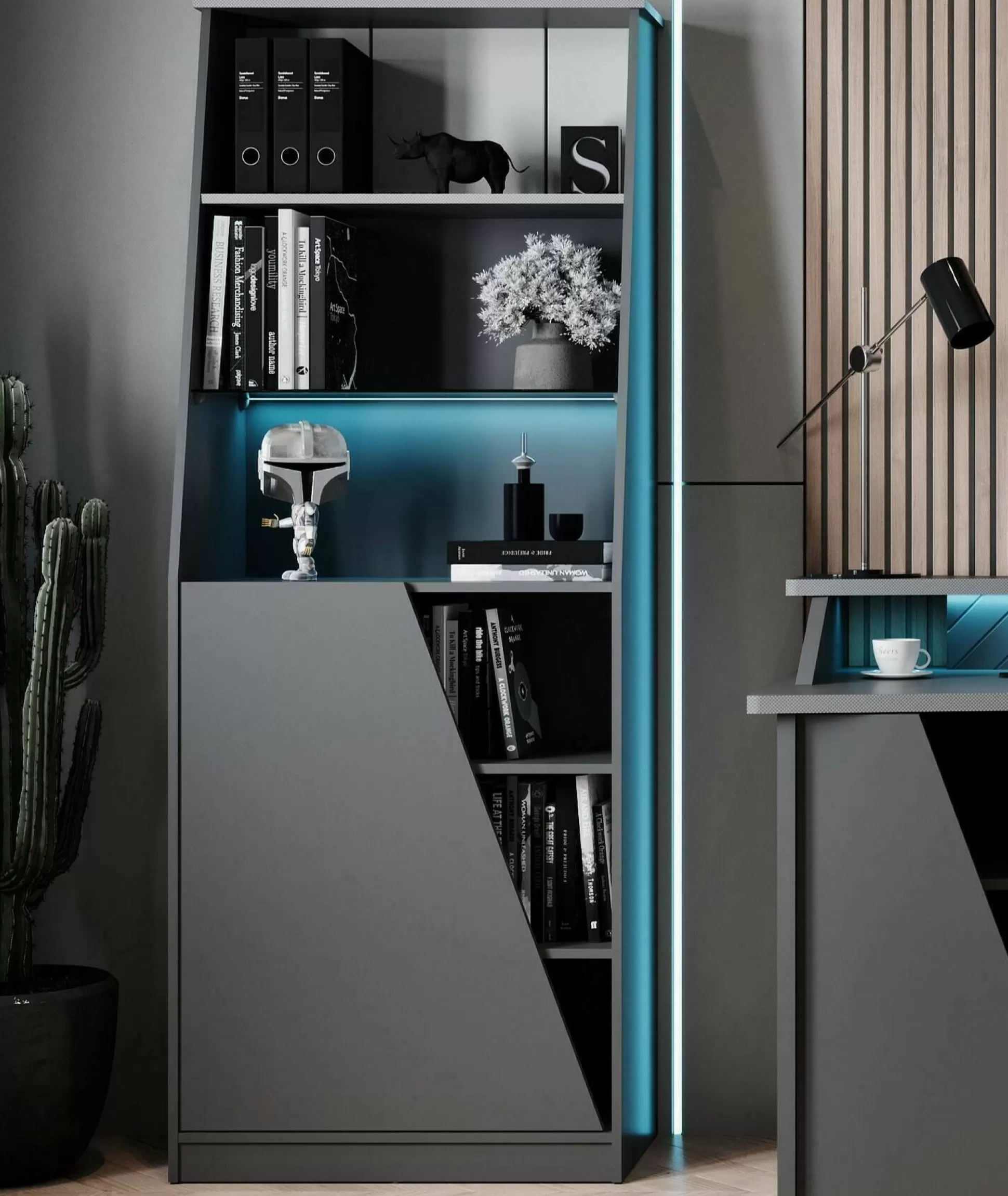 Dmora Librerie<Libreria Avena, 72x34 h185 cm,