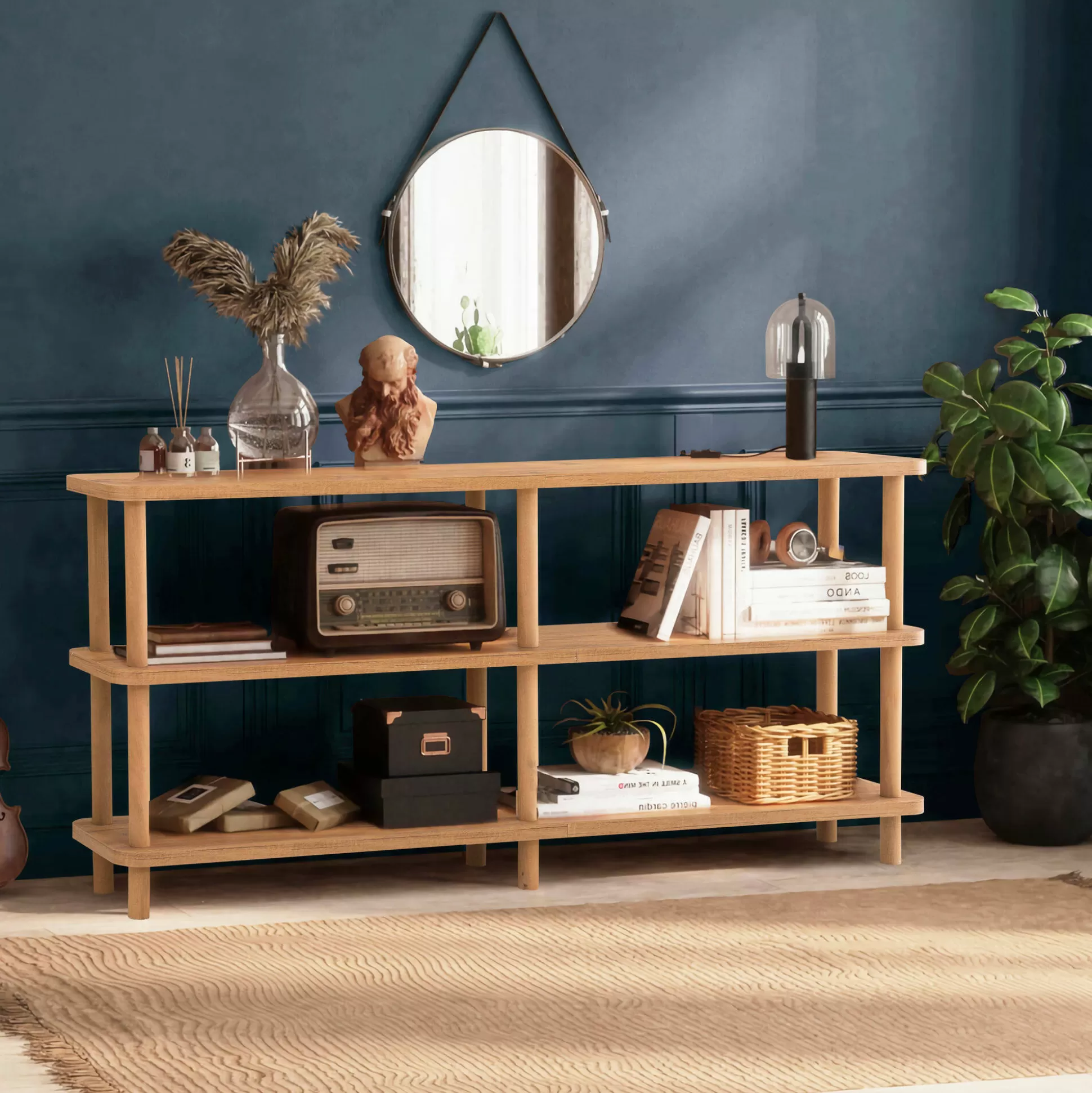 Dmora Librerie<Libreria Bona, 150x35 h75 cm,