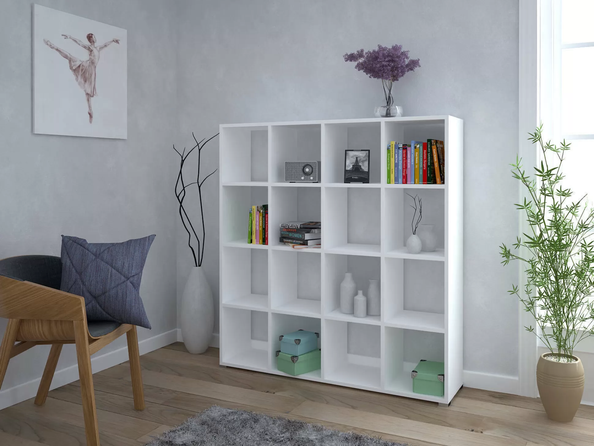 Dmora Librerie<Libreria Daye, 141x33h144 cm,