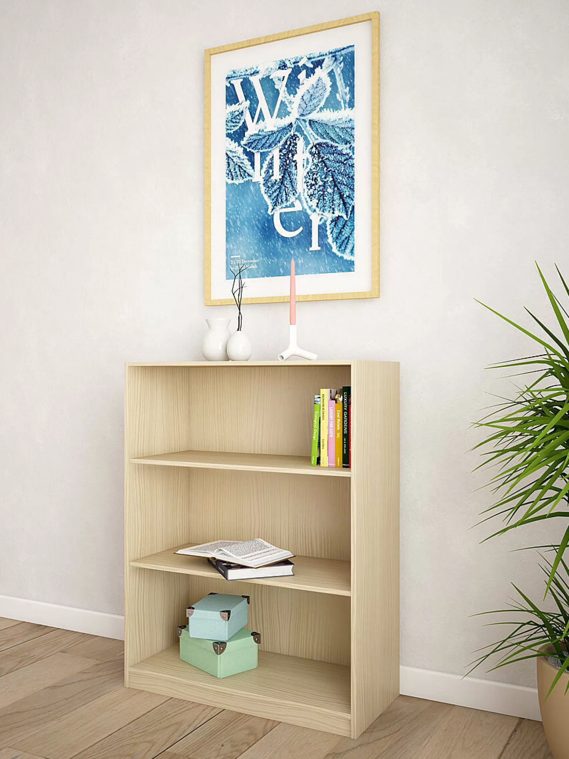 Dmora Librerie<Libreria Dprogn, 80x28h106 cm,