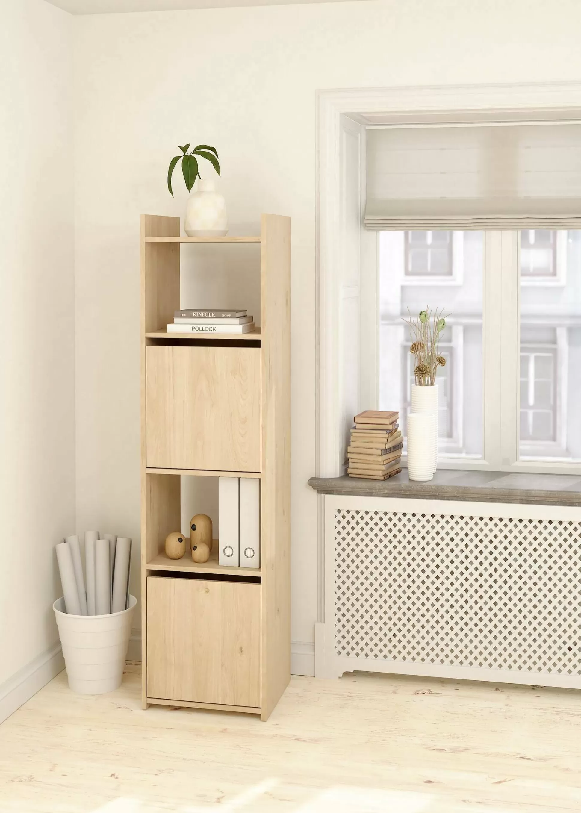 Dmora Librerie<Libreria Dricn, 34x40 h155 cm,
